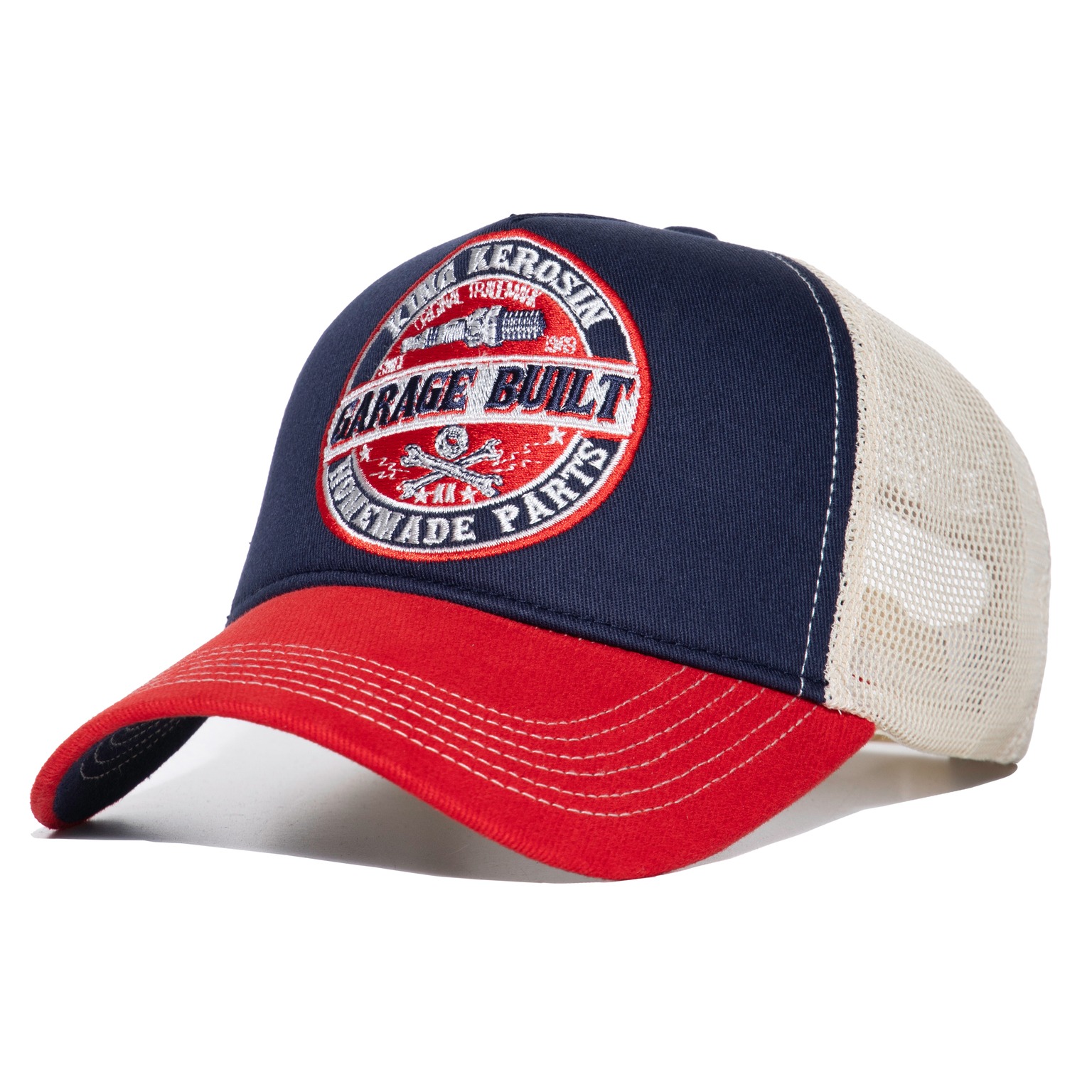 King Kerosin Trucker Cap "Garage Built" - multicolor