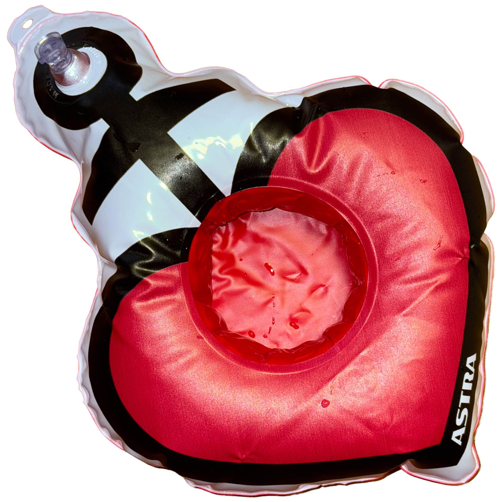 Astra - Knollenhalter Herzanker aufblasbar - ca. 20x30cm