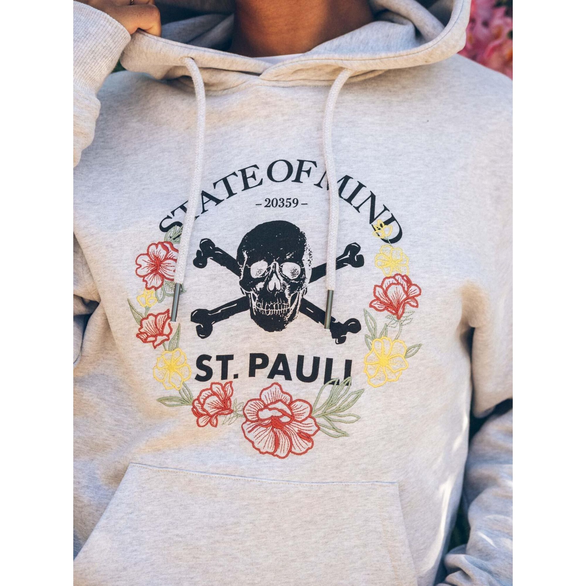 FC St. Pauli - Kapuzenpullover "TK Floral" - Grau