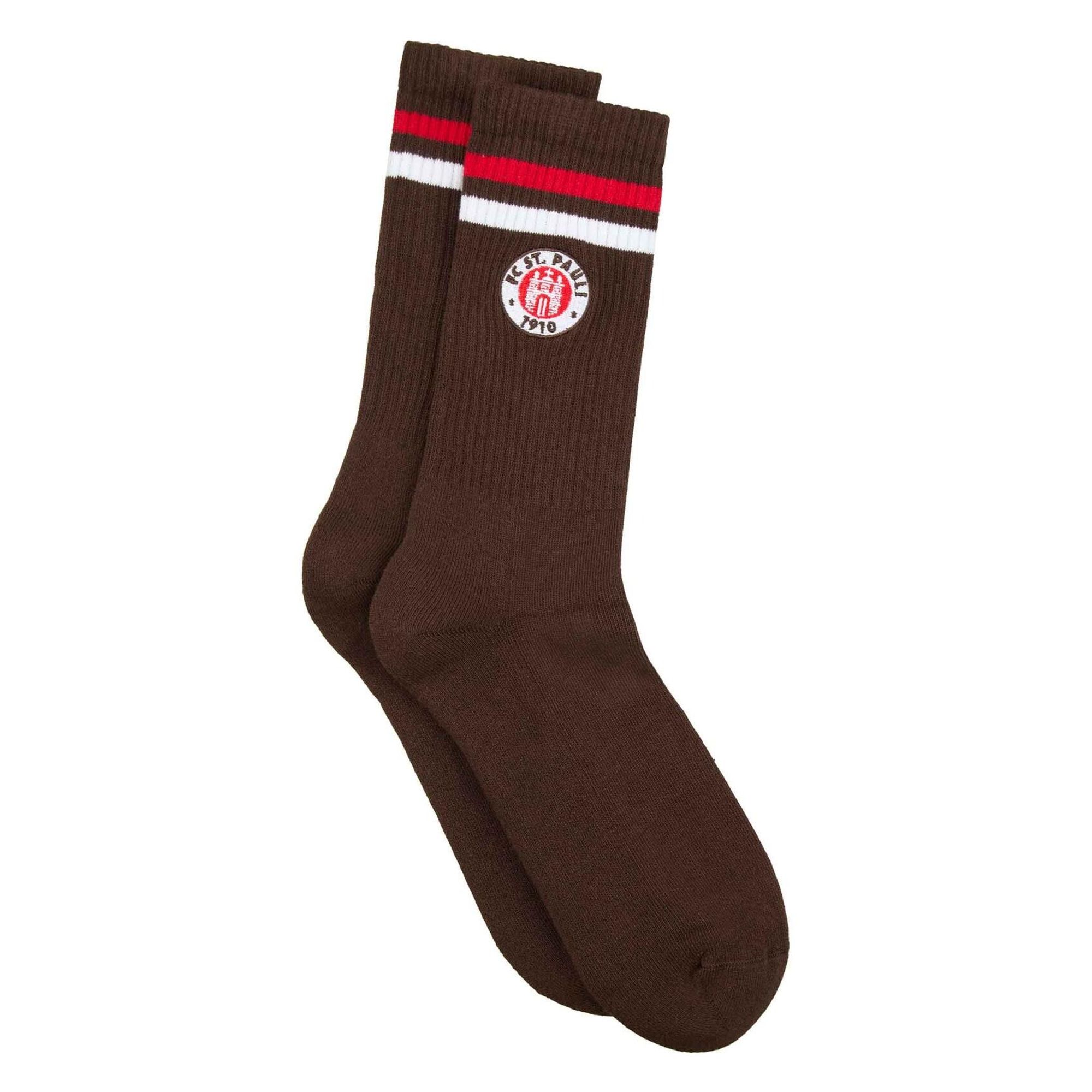 FC St. Pauli - Socken Classic mit Logo - braun