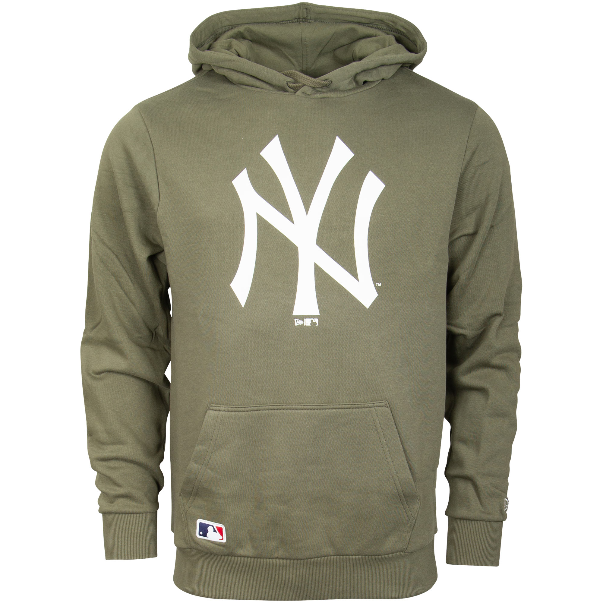 New York Yankees Hoodie NY Logo weiß MLB - grün