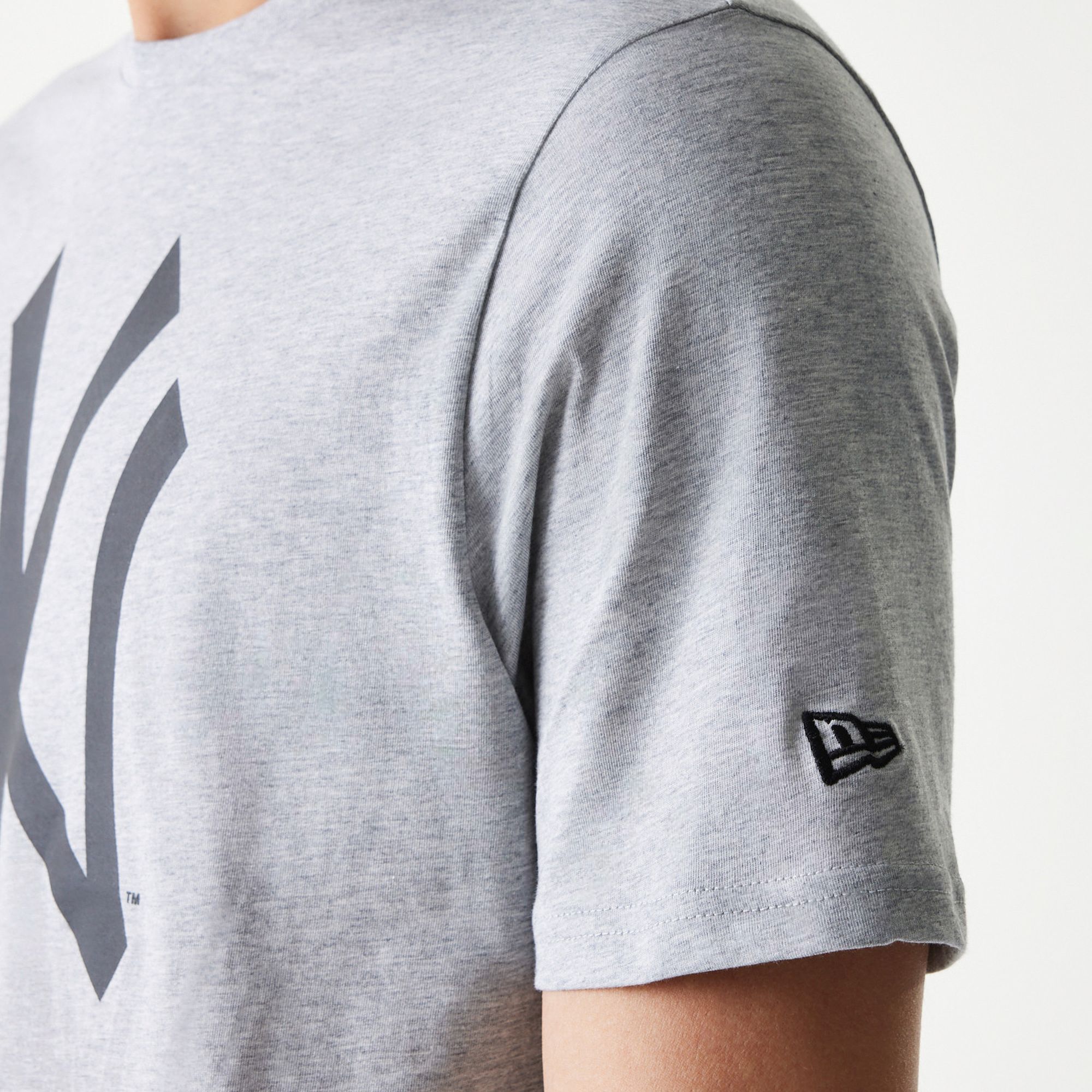 New York Yankees T-Shirt NY Logo groß - grau