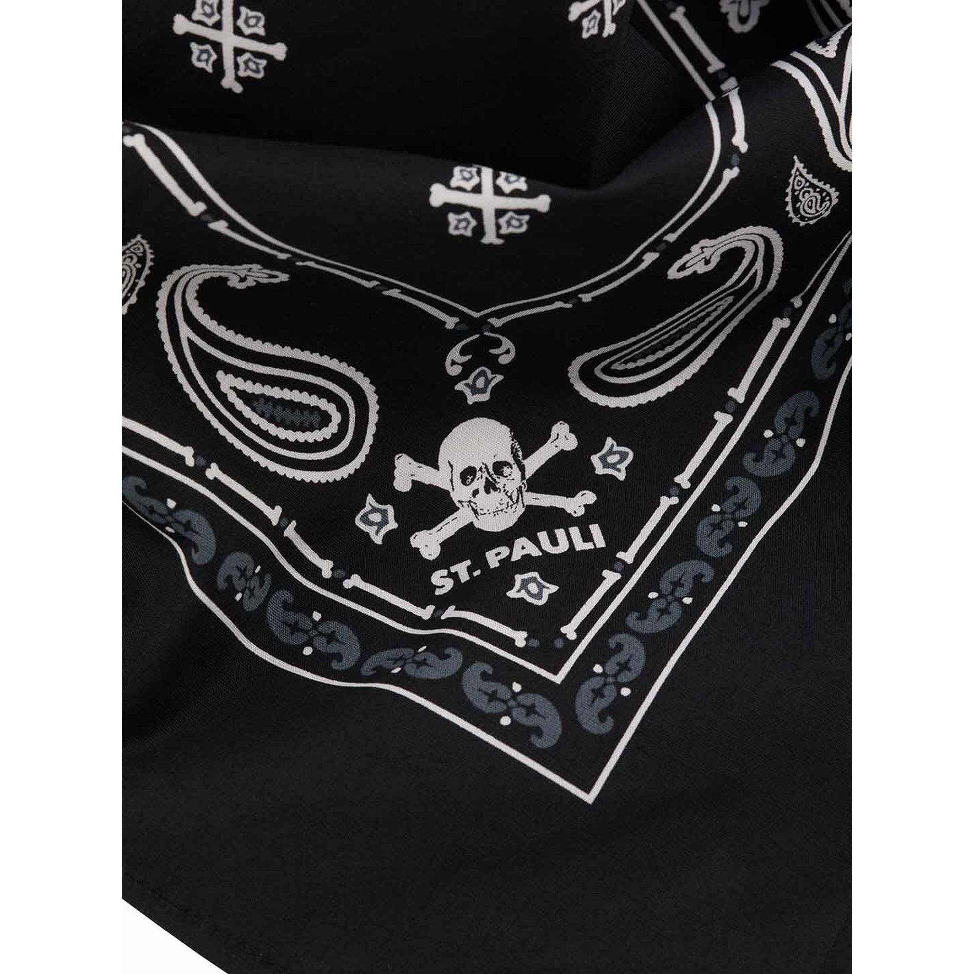 FC St. Pauli - Bandana "Totenkopf" - 55 x 55cm - schwarz