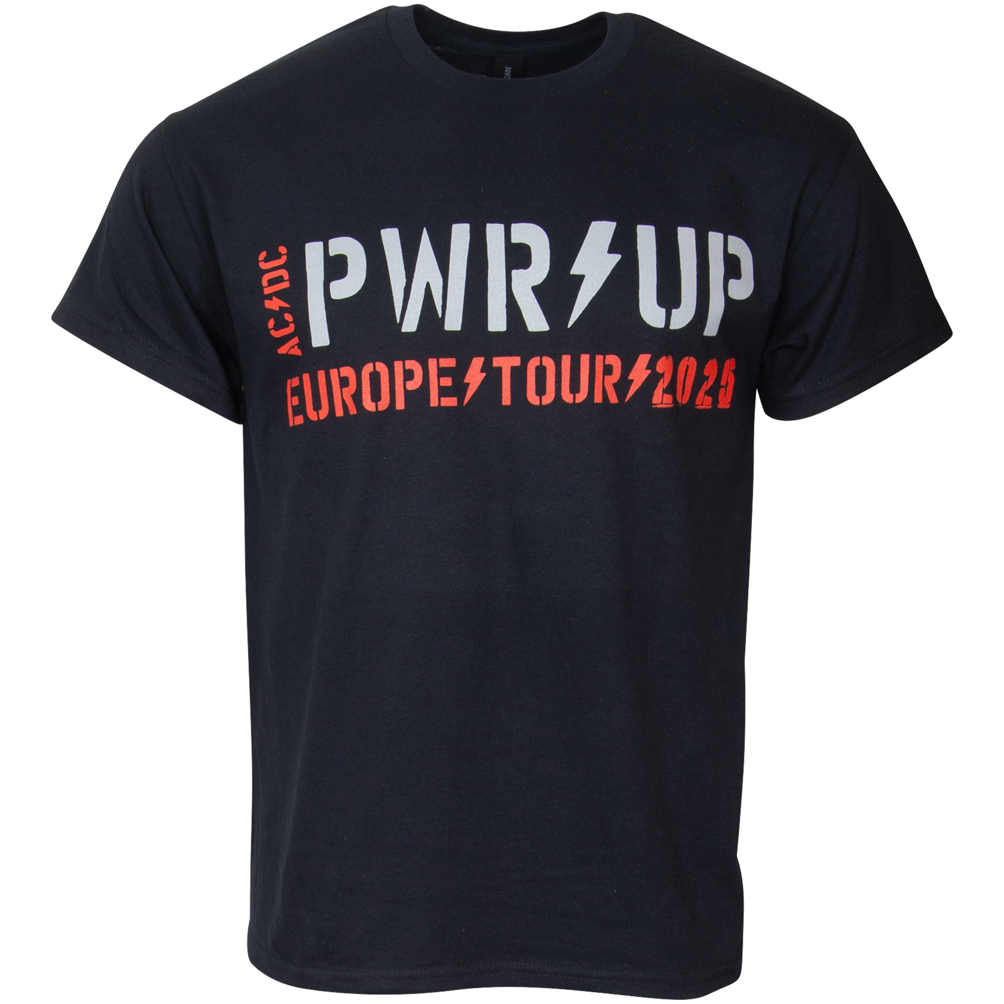 AC/DC - T-Shirt PWR UP Europe Tour 2025 - schwarz