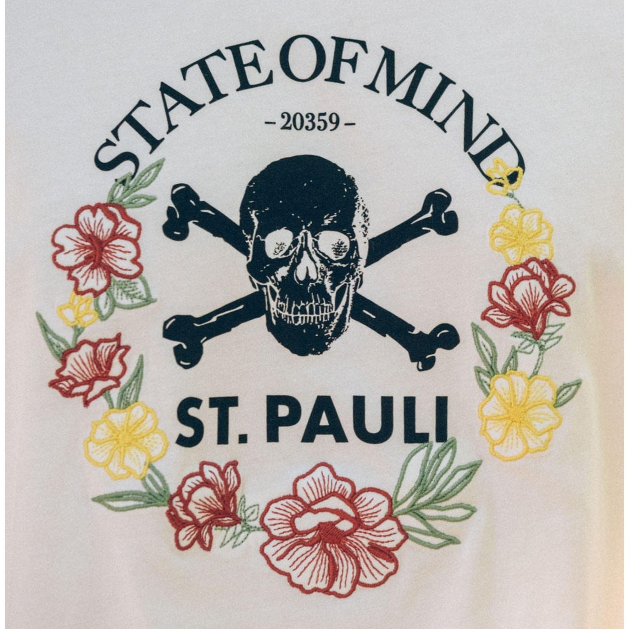 FC St. Pauli - T-Shirt "TK Floral" - Weiß