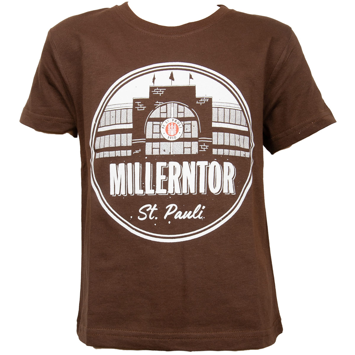 FC St. Pauli - Kinder T-Shirt Millerntor - braun