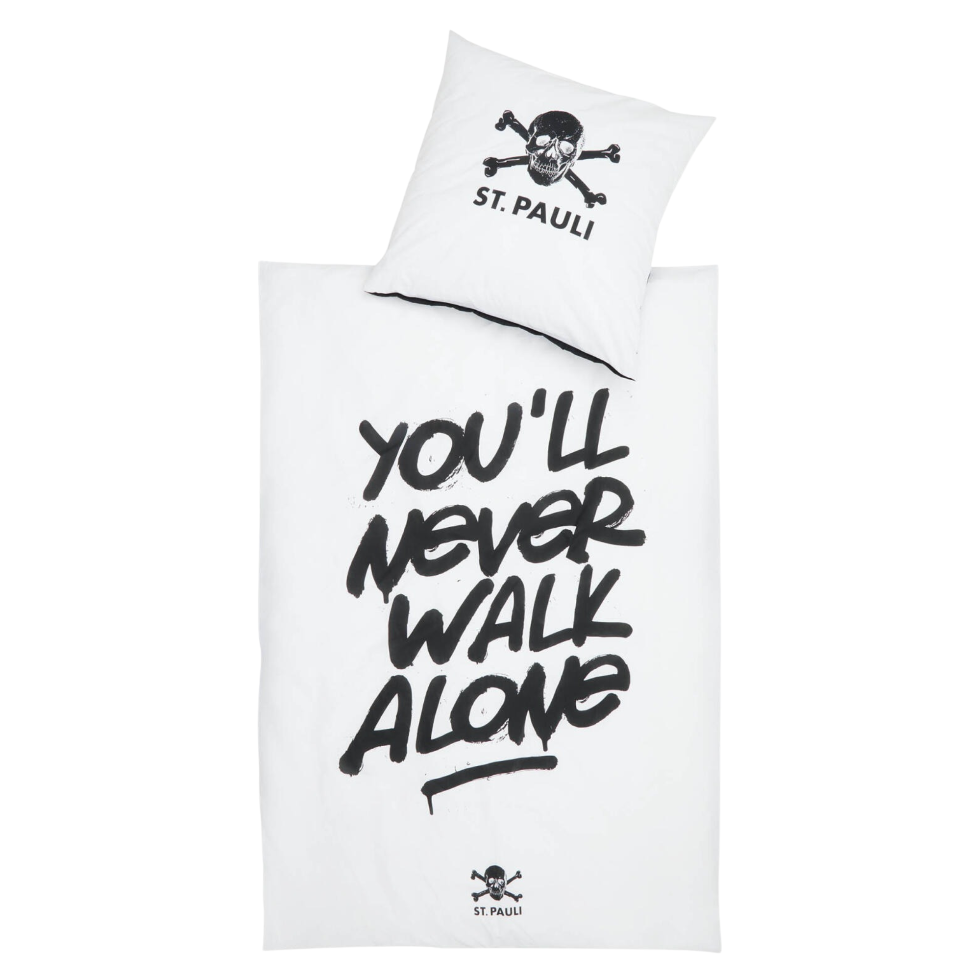 FC St. Pauli - Bettwäsche "You'll Never Walk Alone"