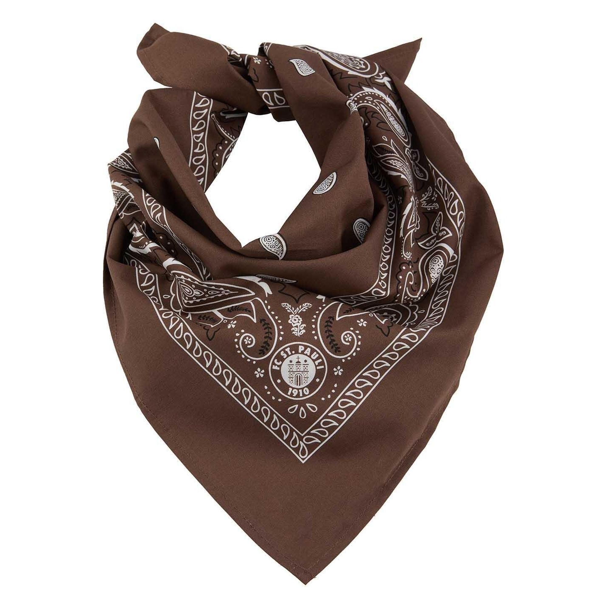 FC St. Pauli - Bandana "Logo" - 55x55 cm - braun