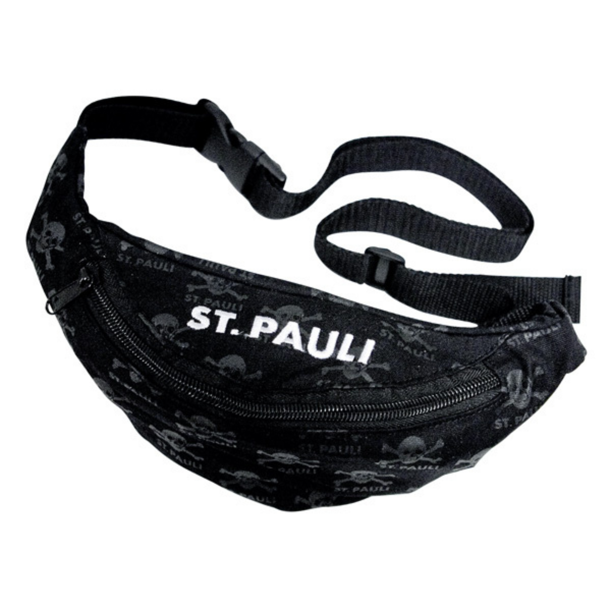 FC St. Pauli - Hip-Bag Totenkopf - schwarz