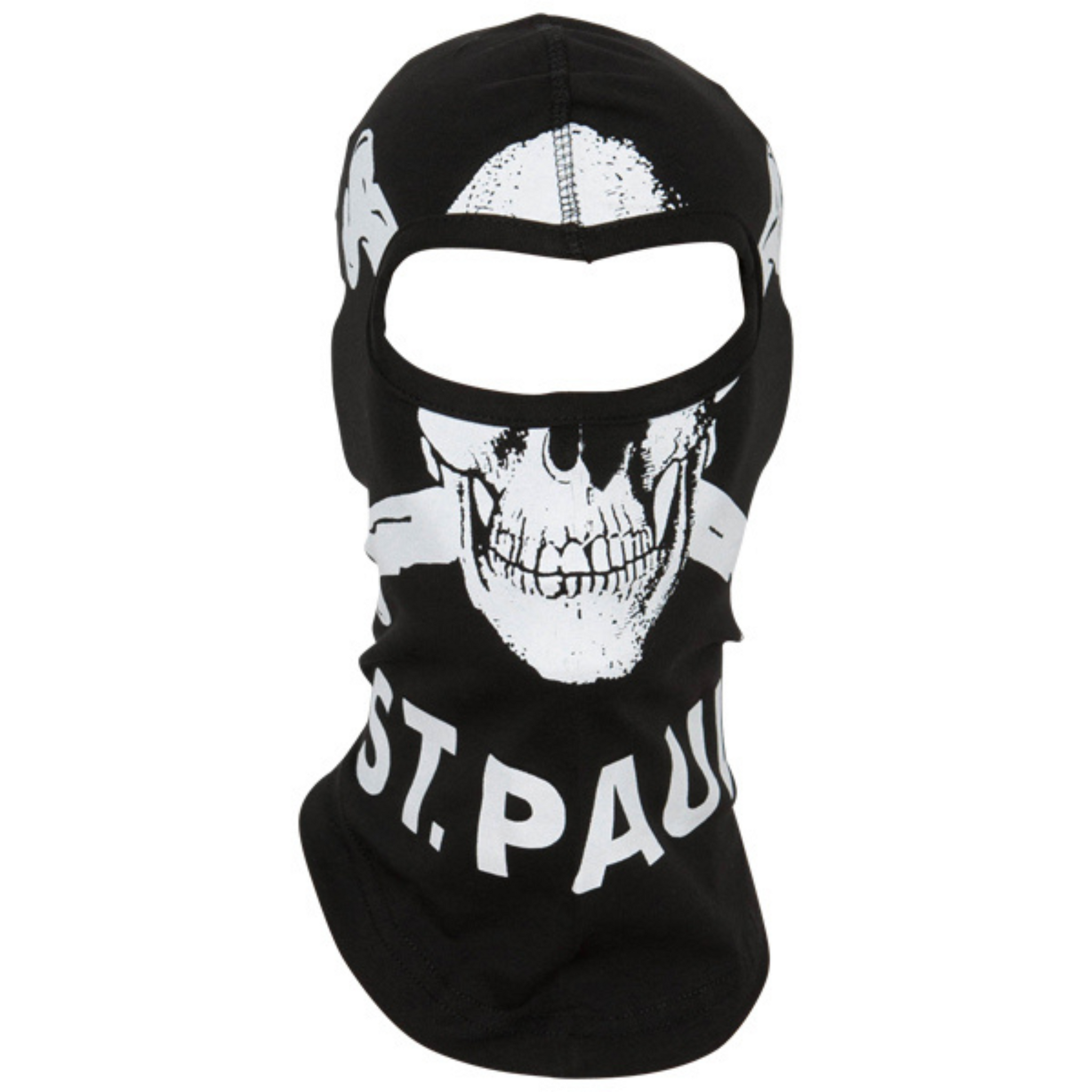 FC St. Pauli - Motorradmaske Totenkopf - schwarz