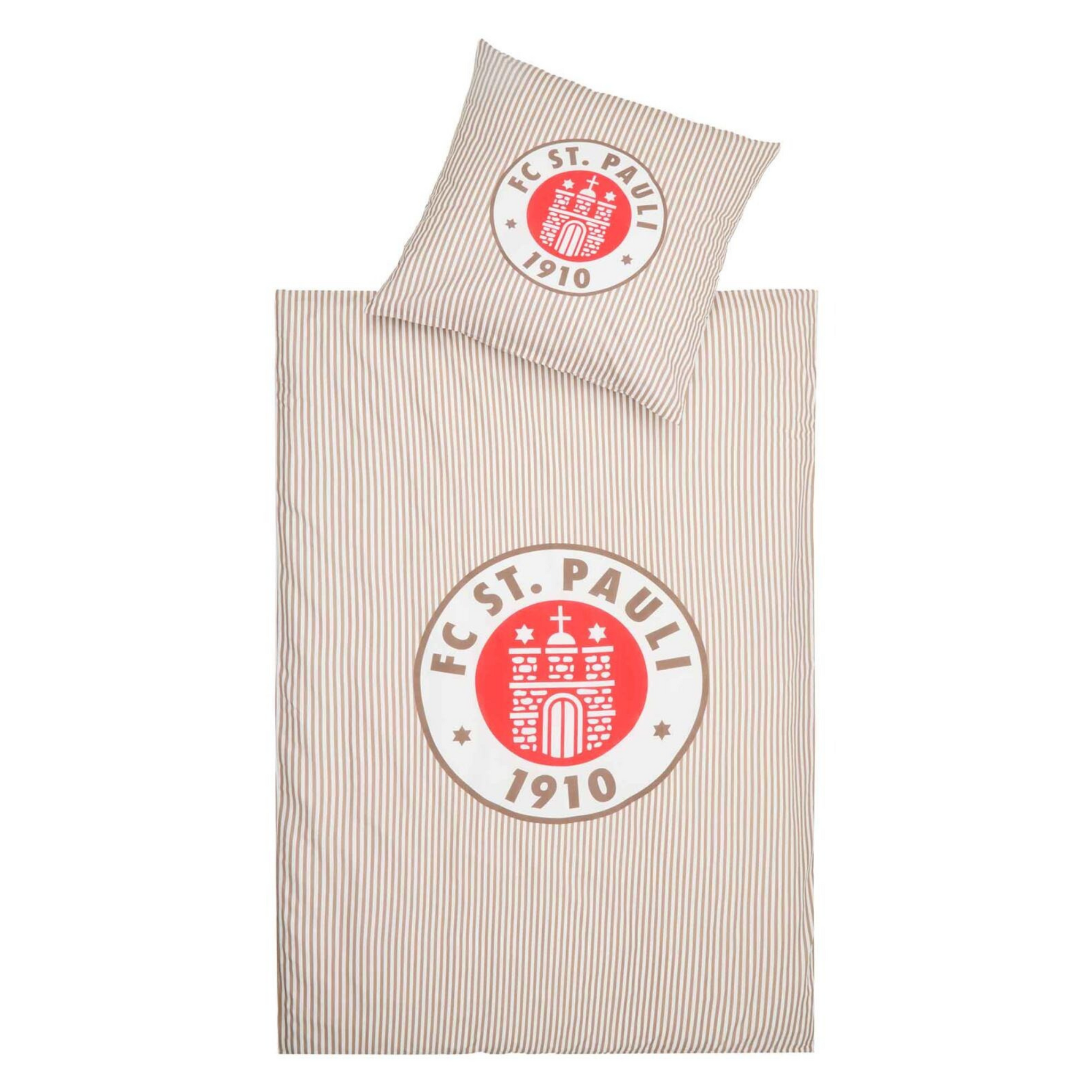 FC St. Pauli - Bettwäsche "Logo Streifen"