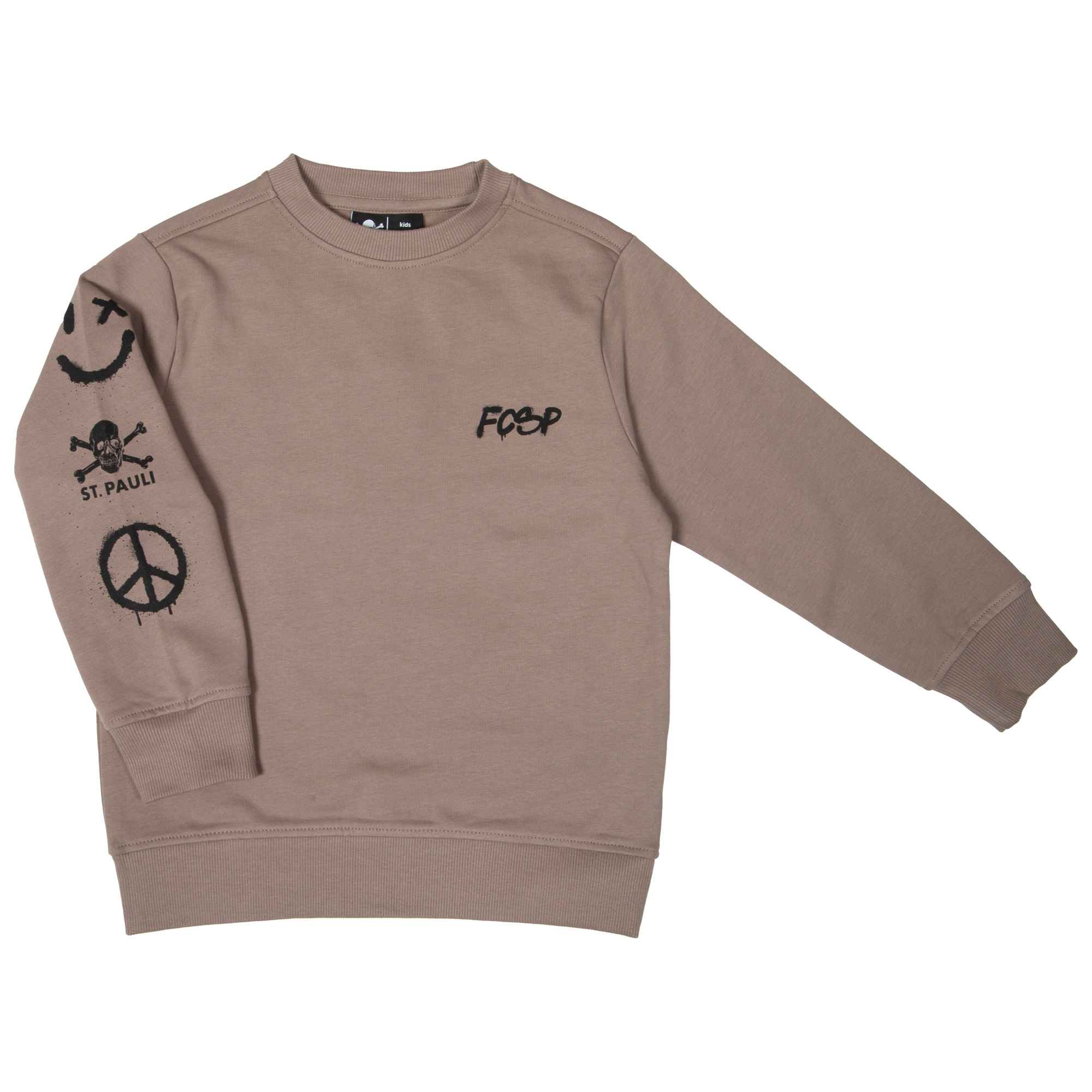 FC St. Pauli - Kinder Pullover „Cool Kids in Town“ - hellbraun