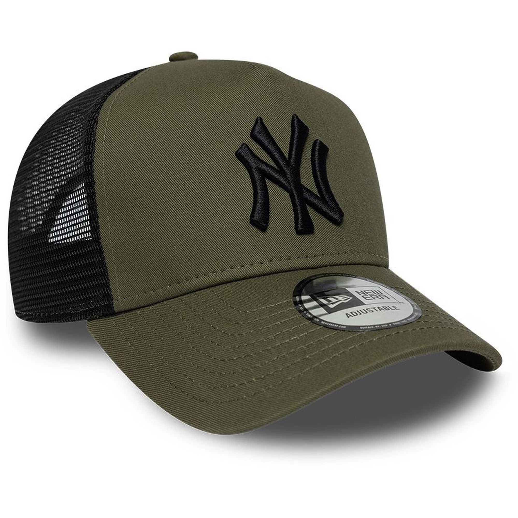 New York Yankees Trucker Cap „League Essential" New Era 9Forty - Olivgrün