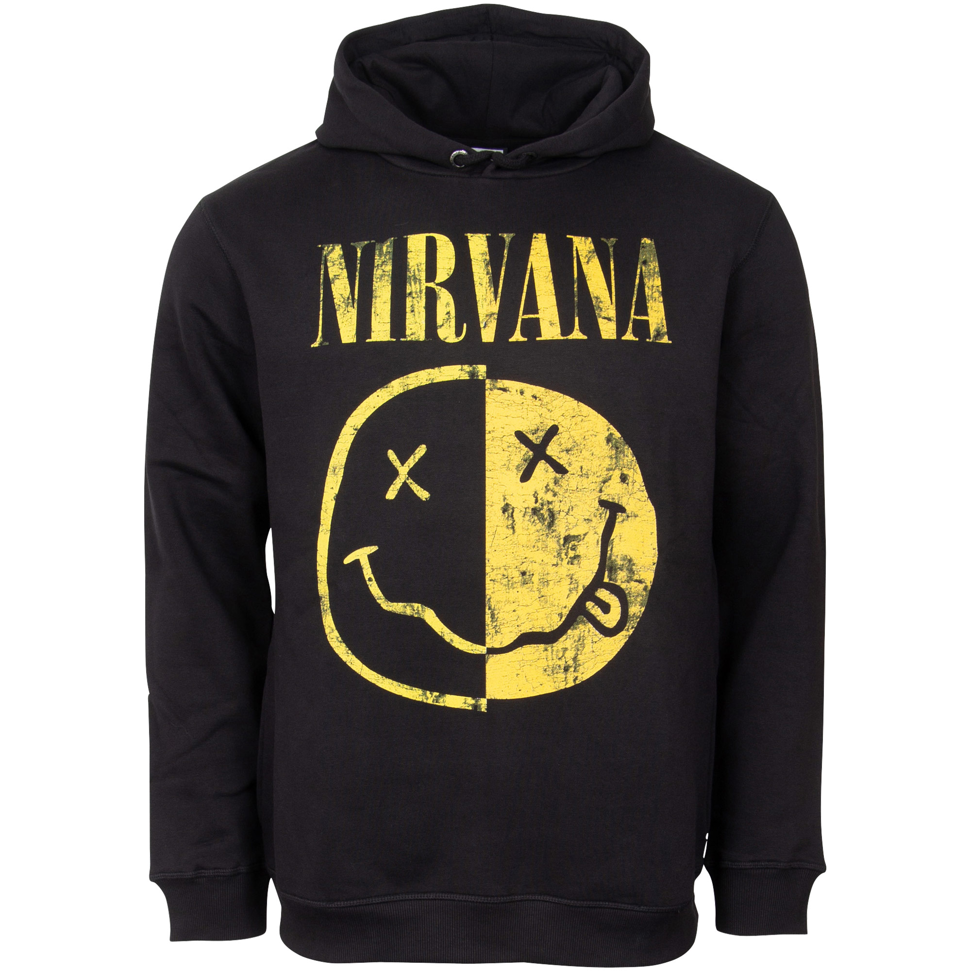 Nirvana - Kapuzenpullover Spliced Logo - Amplified - schwarz