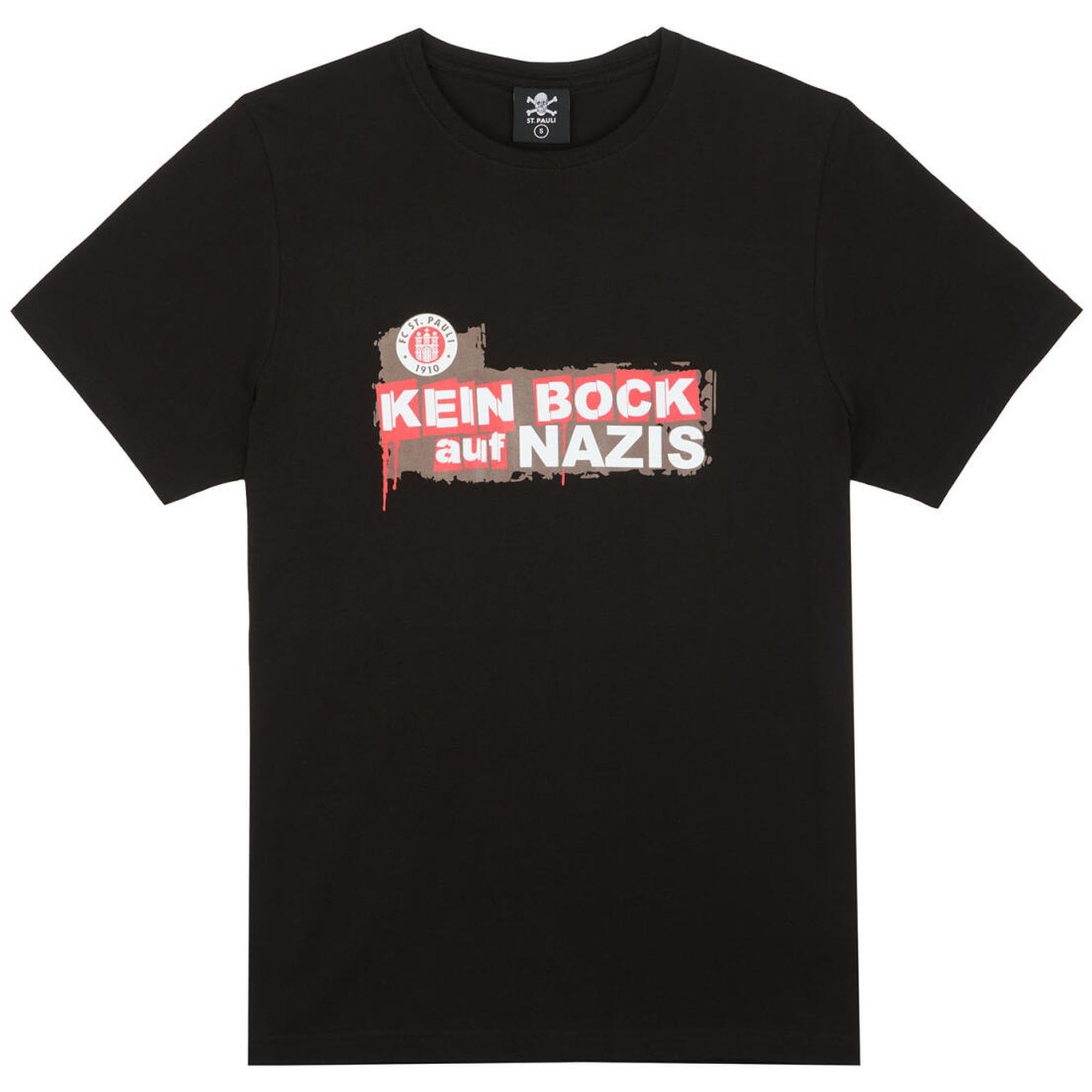 FC St. Pauli - T-Shirt Kein Bock auf Nazis - schwarz