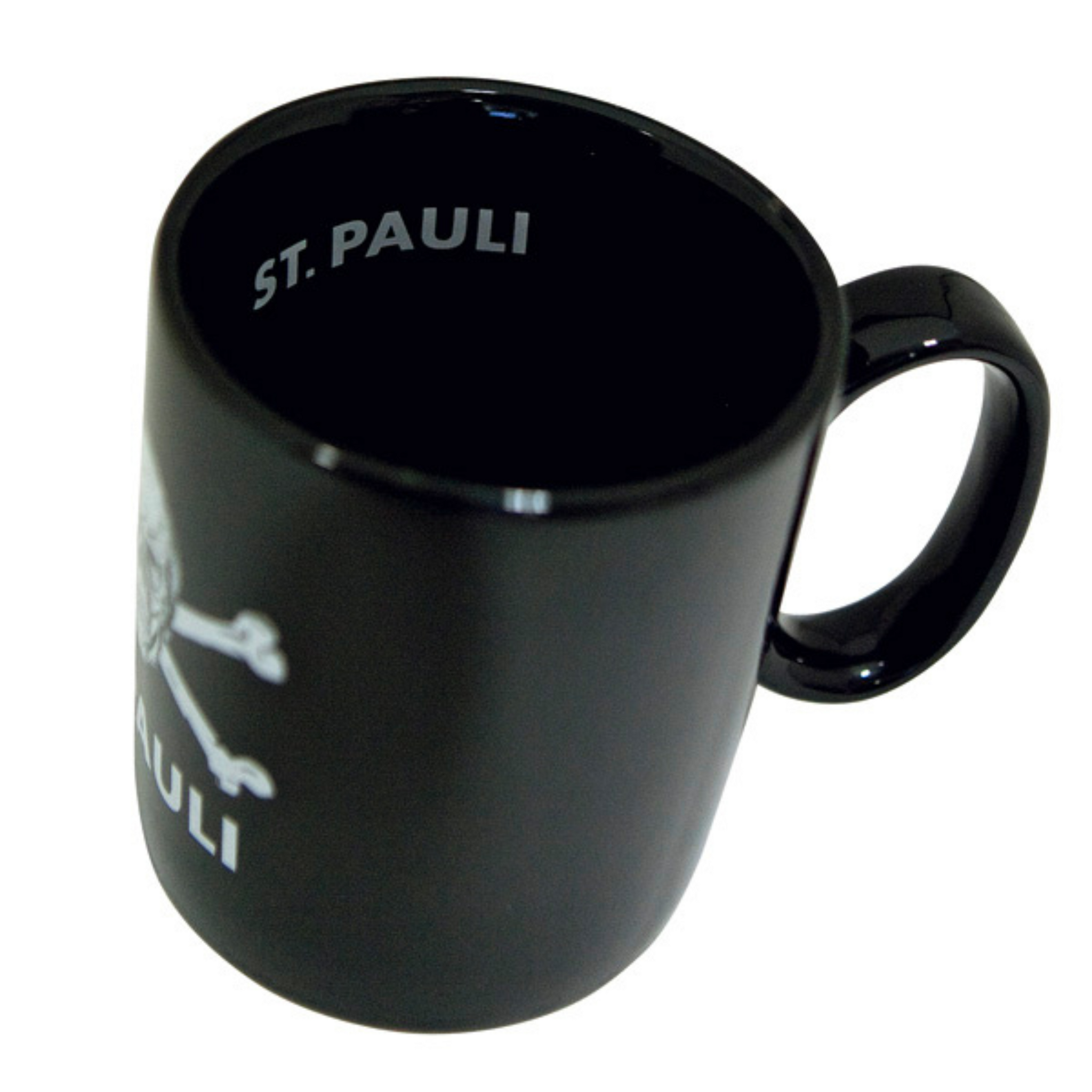 FC St. Pauli - Kaffeebecher Totenkopf - schwarz