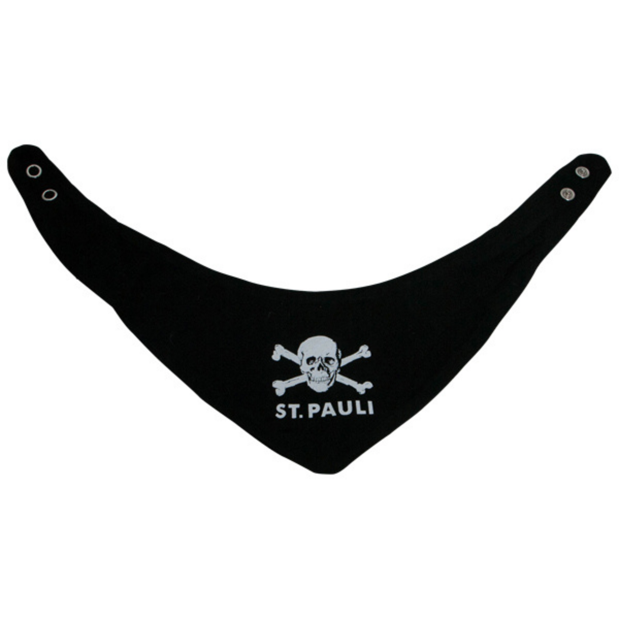 FC St. Pauli - Baby Dreieckstuch Totenkopf - schwarz