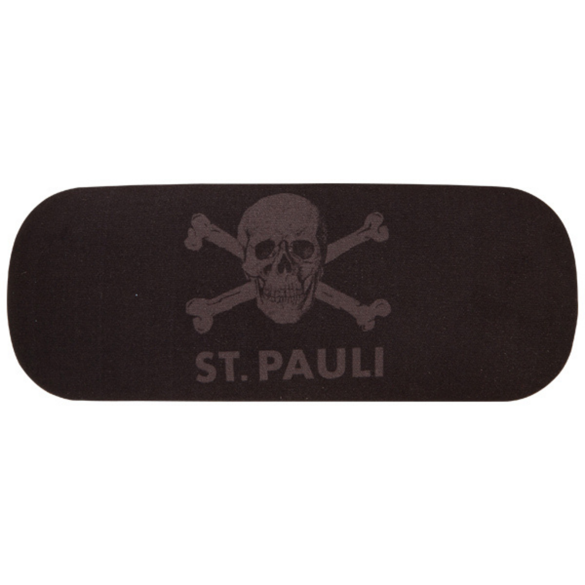 FC St. Pauli - Brillenetui Totenkopf - schwarz