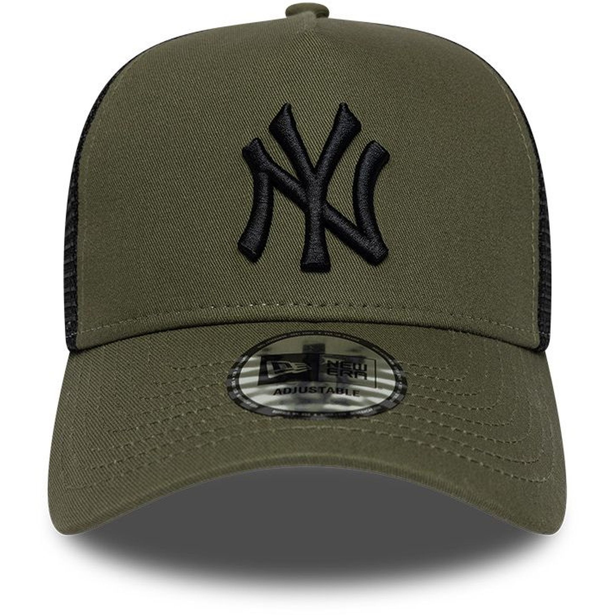 New York Yankees Trucker Cap „League Essential" New Era 9Forty - Olivgrün