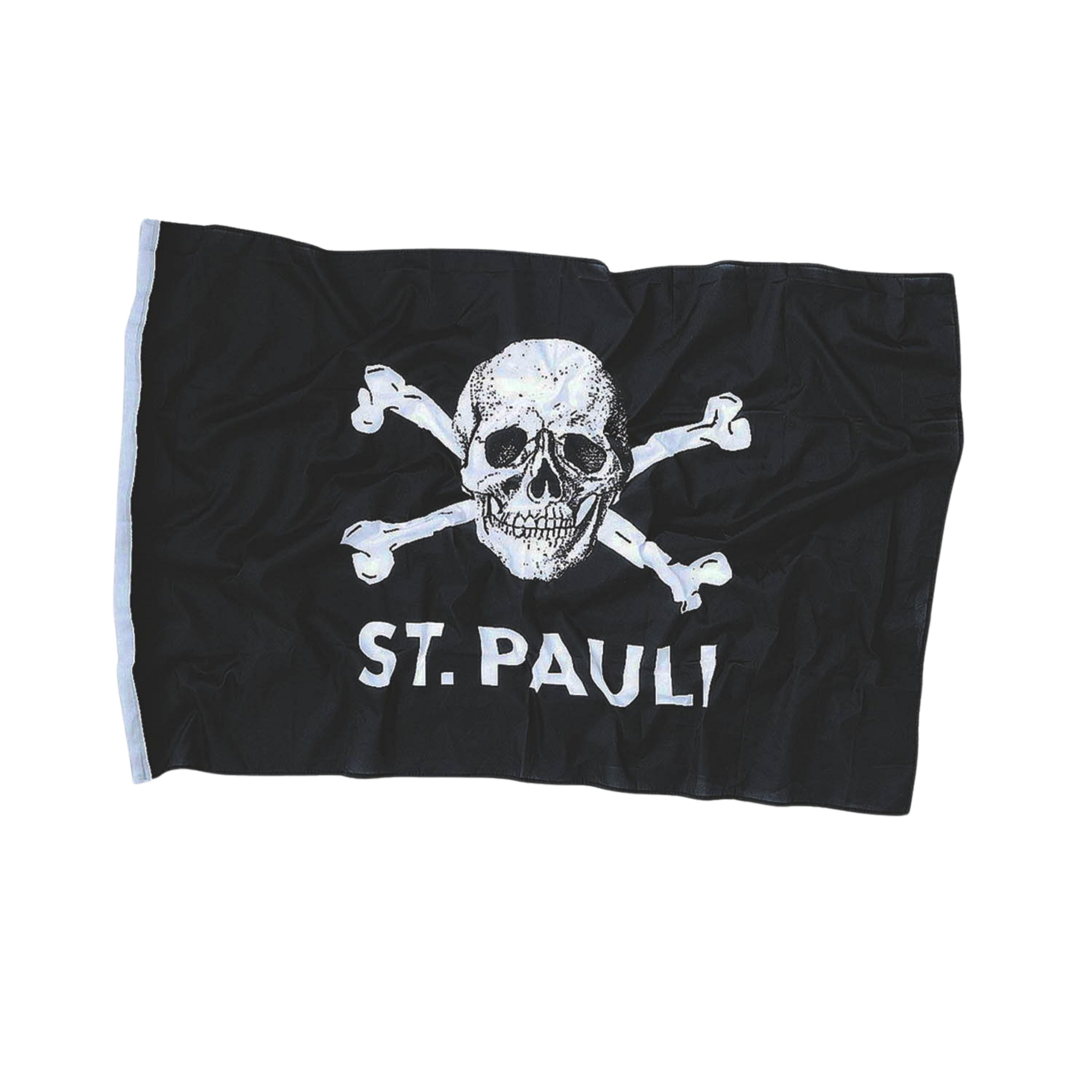FC St. Pauli - Fahne Totenkopf 100x150 cm - schwarz
