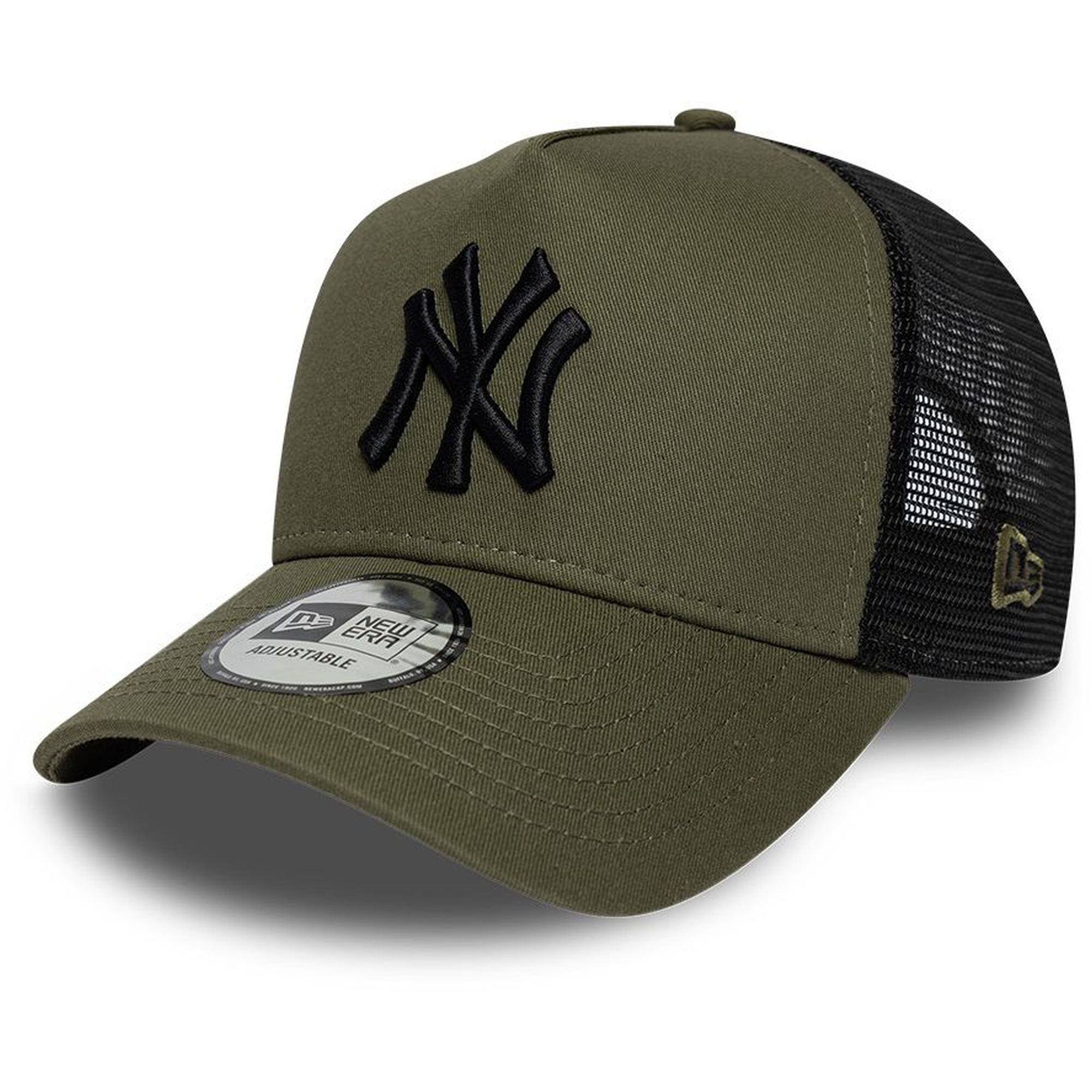 New York Yankees Trucker Cap „League Essential" New Era 9Forty - Olivgrün