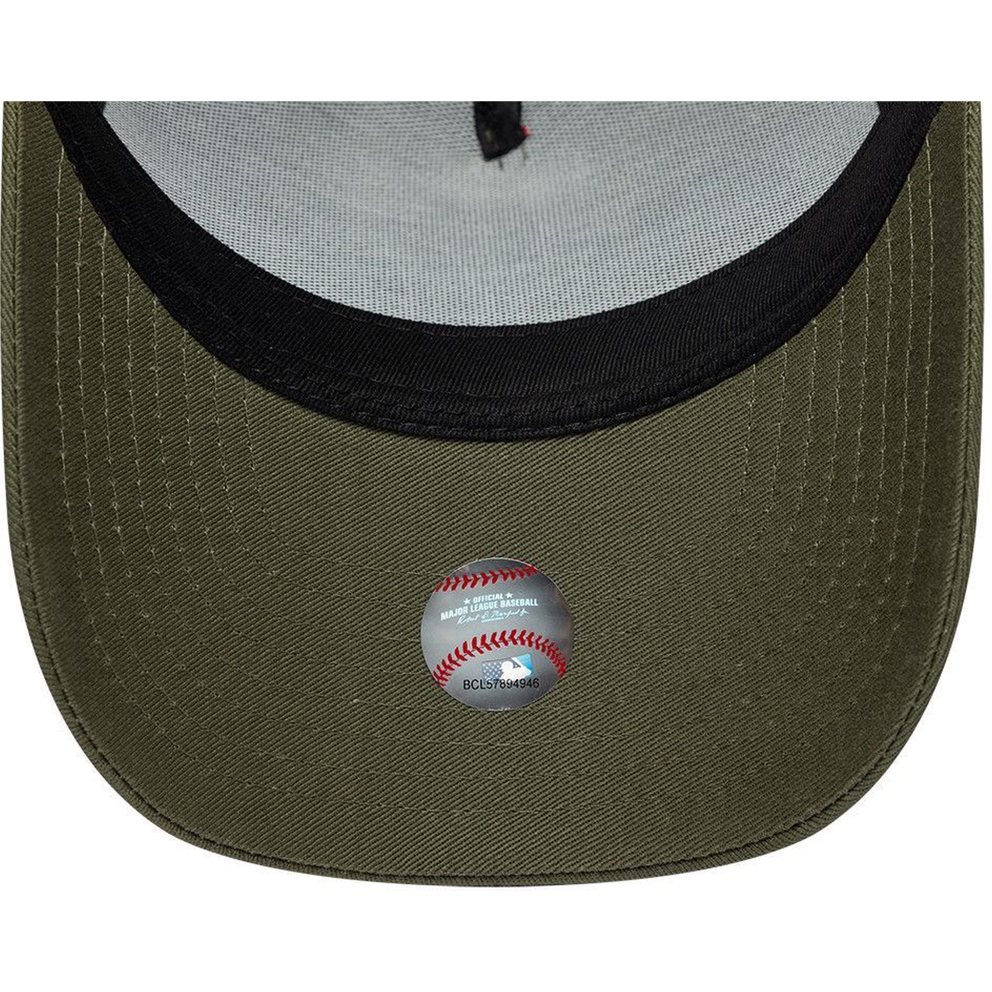 New York Yankees Trucker Cap „League Essential" New Era 9Forty - Olivgrün