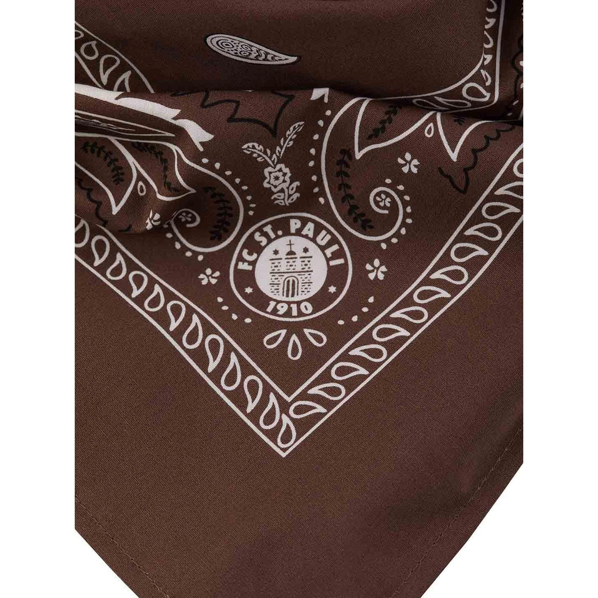 FC St. Pauli - Bandana "Logo" - 55x55 cm - braun