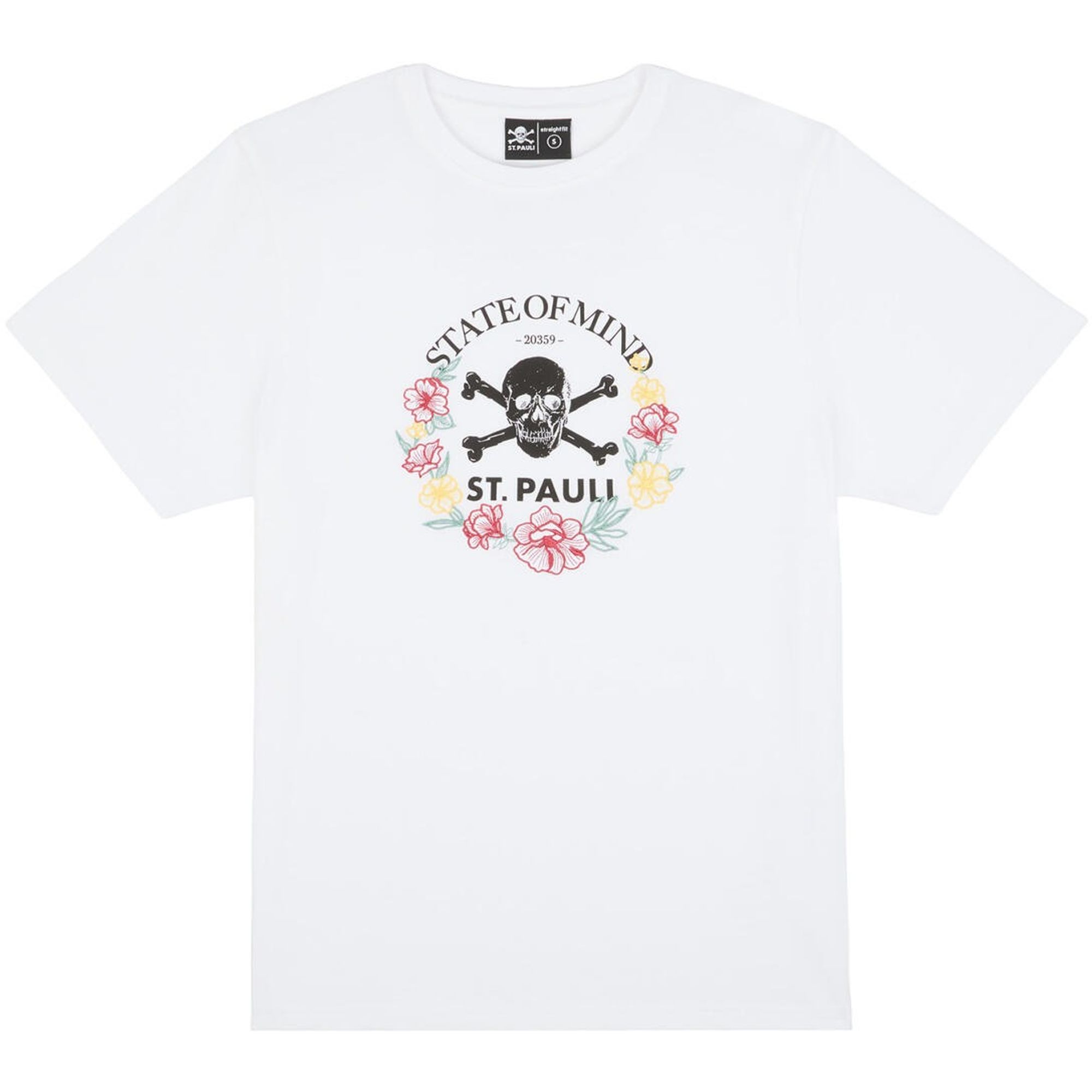 FC St. Pauli - T-Shirt "TK Floral" - Weiß