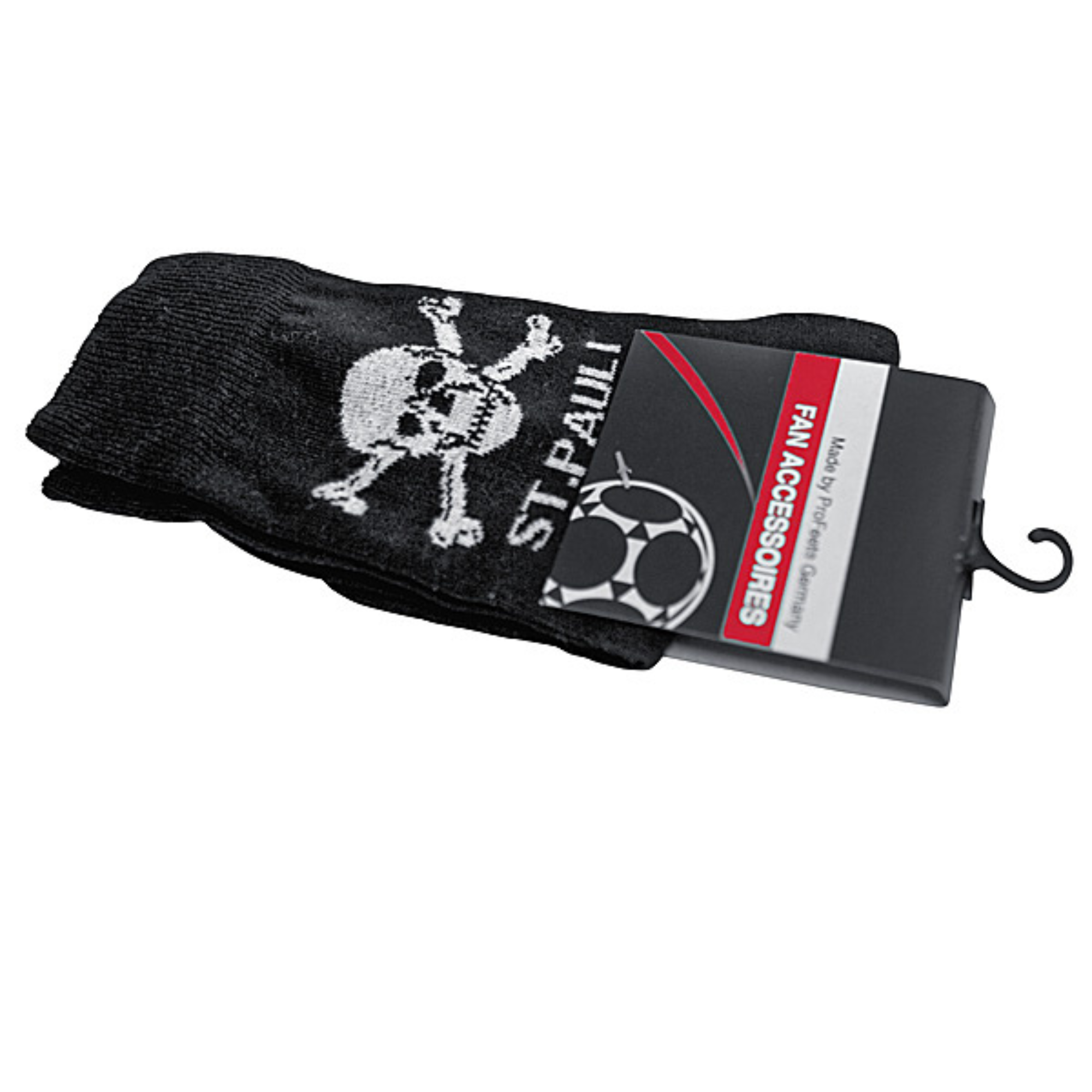 FC St. Pauli - Socken Totenkopf - schwarz