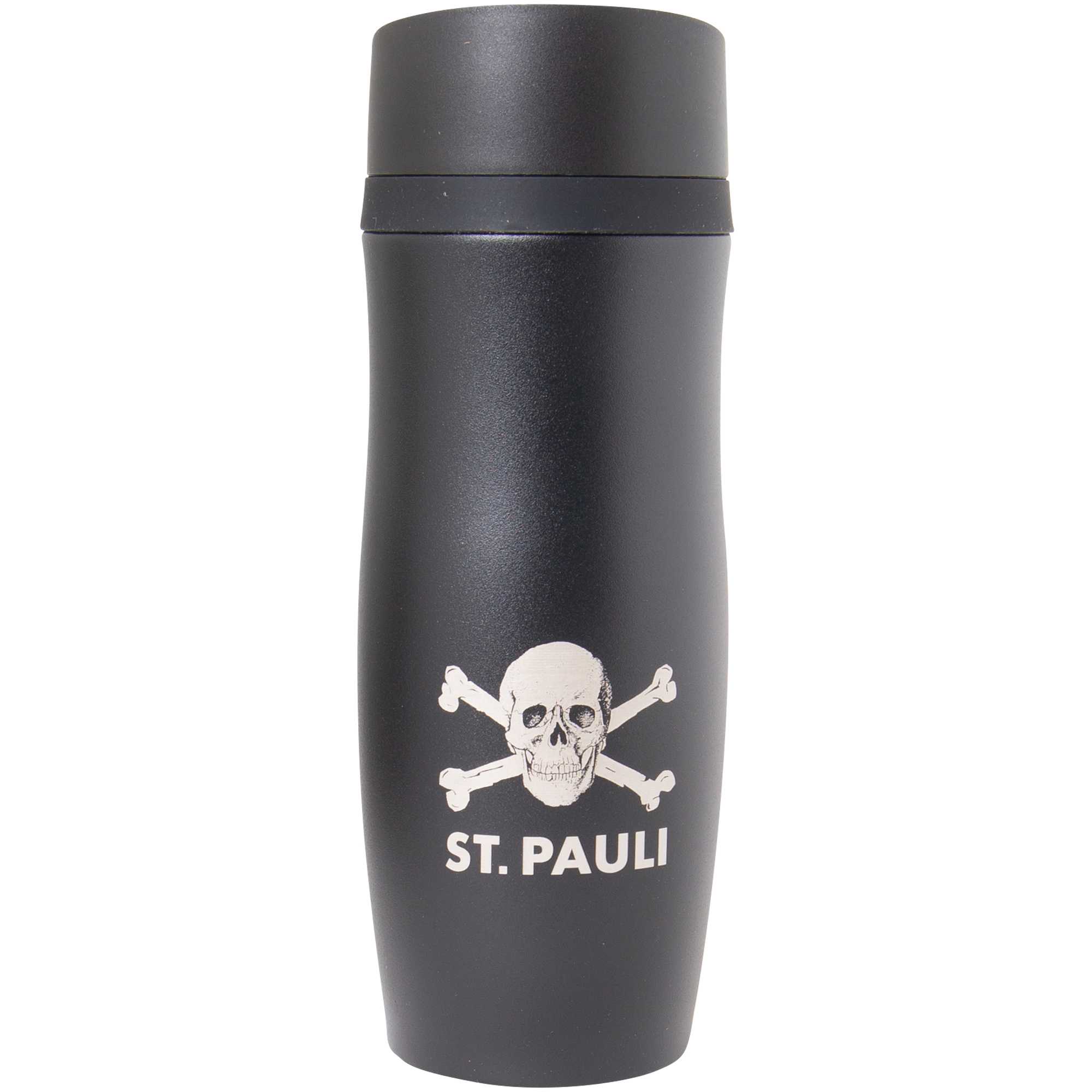 FC St. Pauli - Thermobecher Totenkopf 380 ml - schwarz