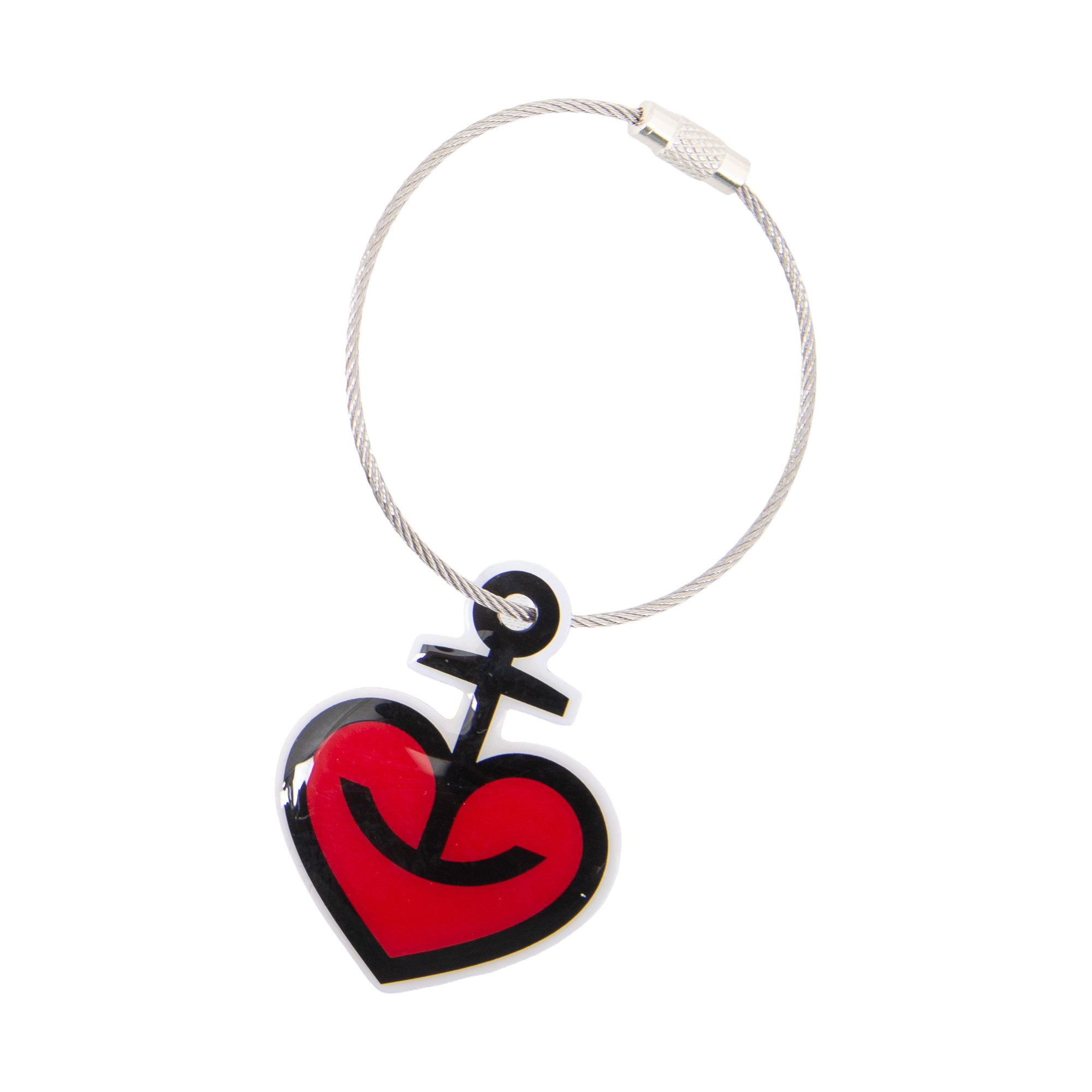 Astra - Schlüsselanhänger Herzanker - mehrfarbig