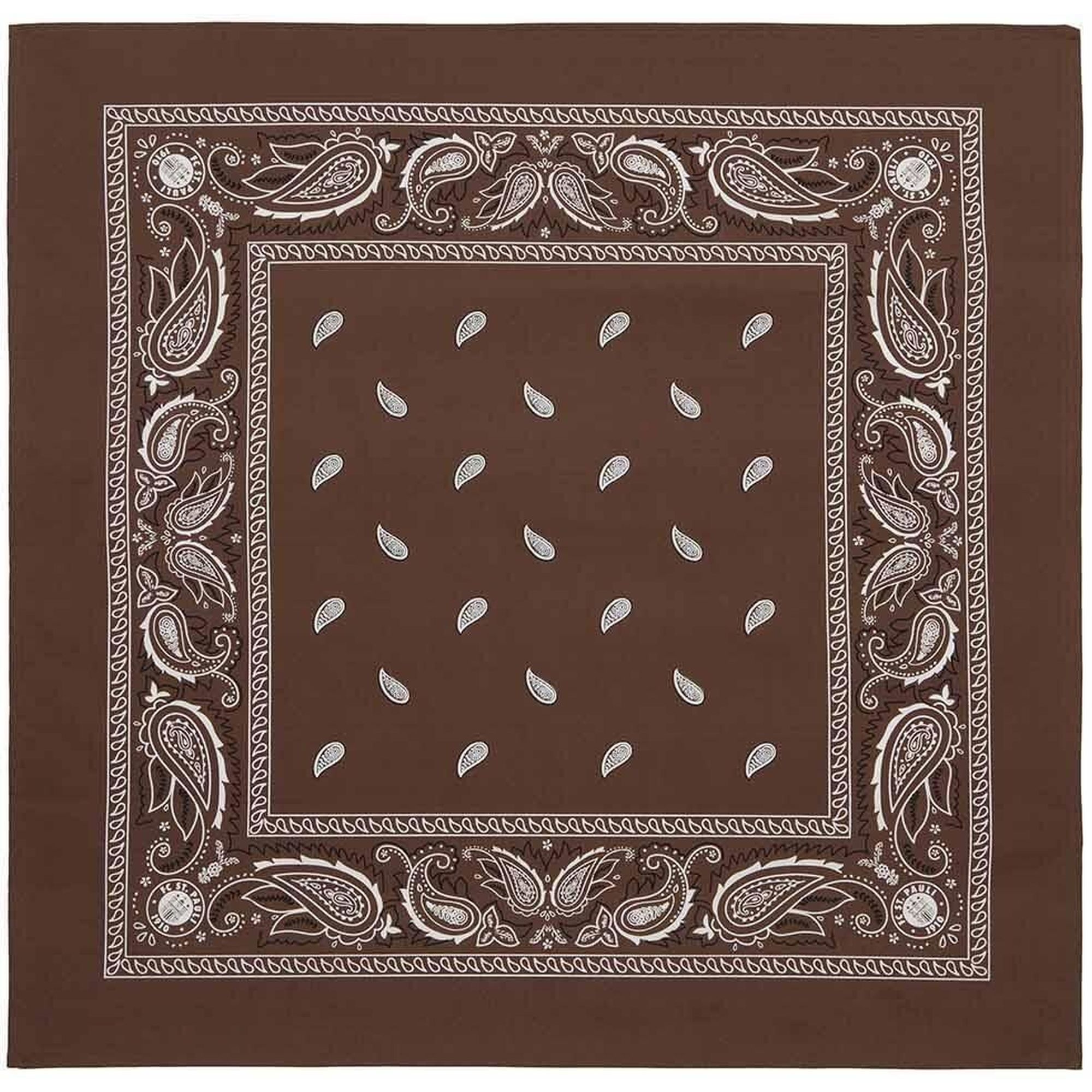 FC St. Pauli - Bandana "Logo" - 55x55 cm - braun
