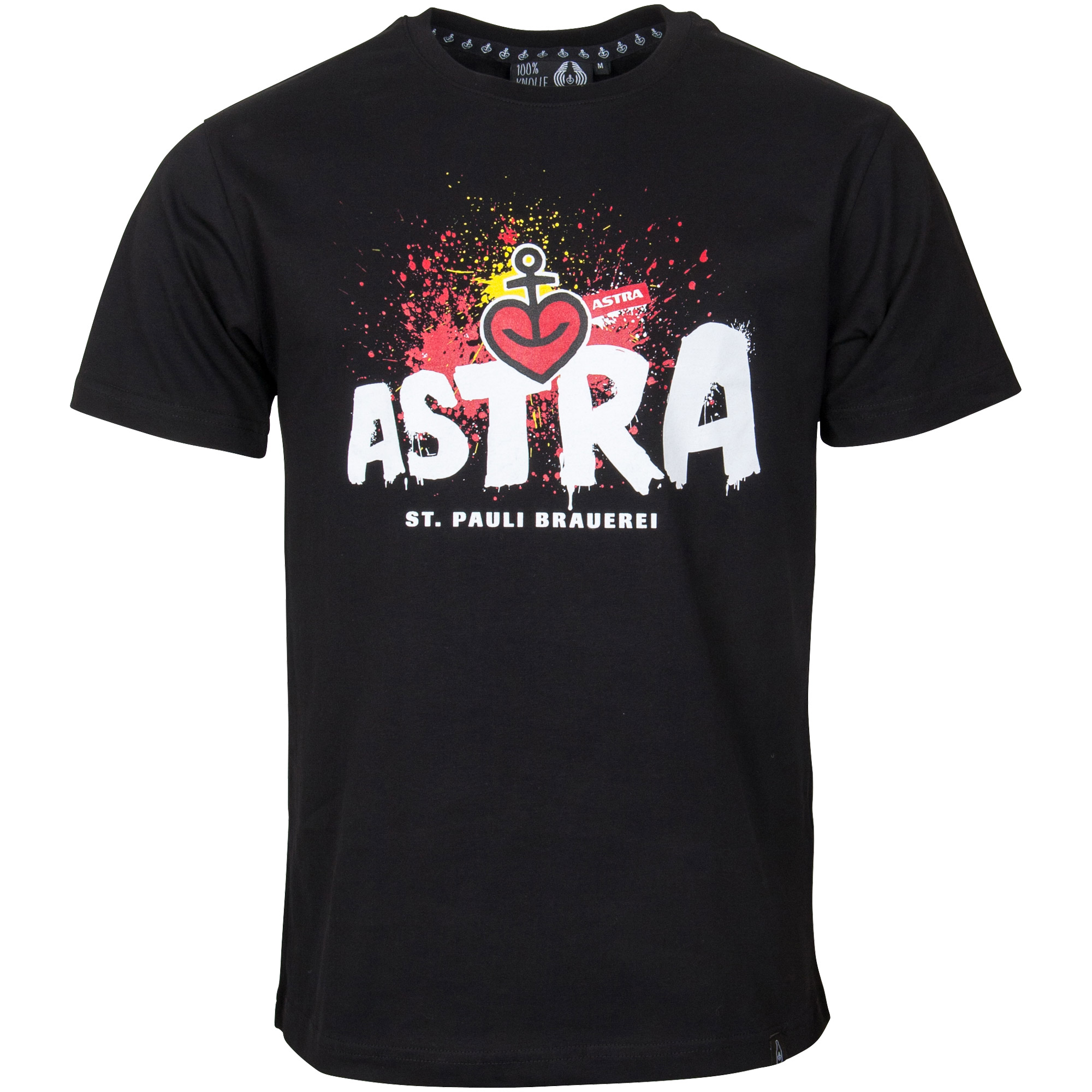 Astra - T-Shirt St. Pauli Brauerei - schwarz