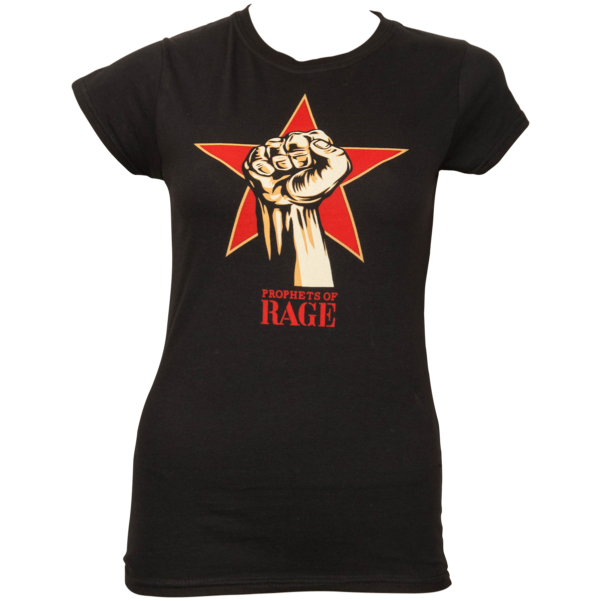 Prophets of Rage - Frauen T-Shirt Power Fist - schwarz