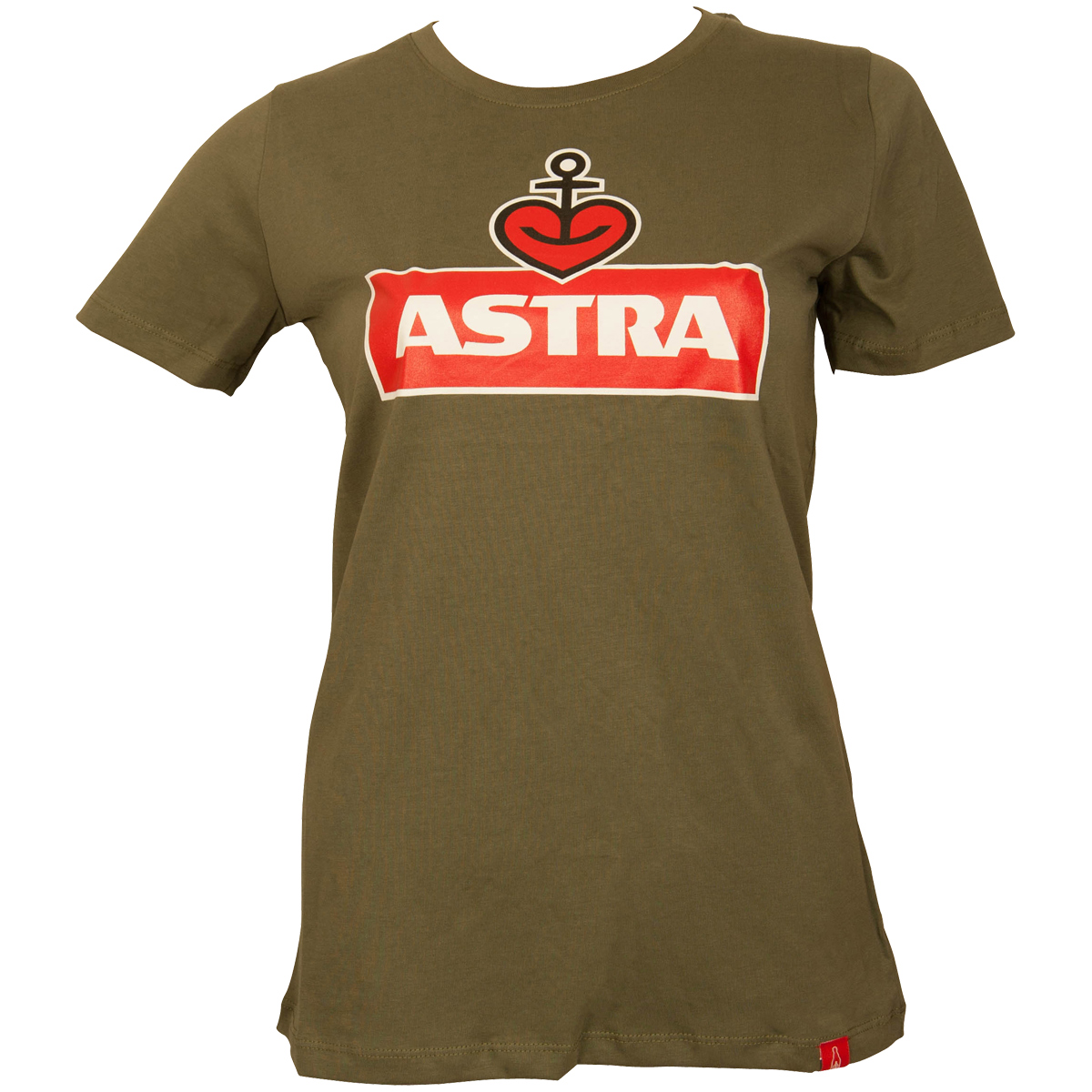 Astra - Damen T-Shirt Logo - oliv