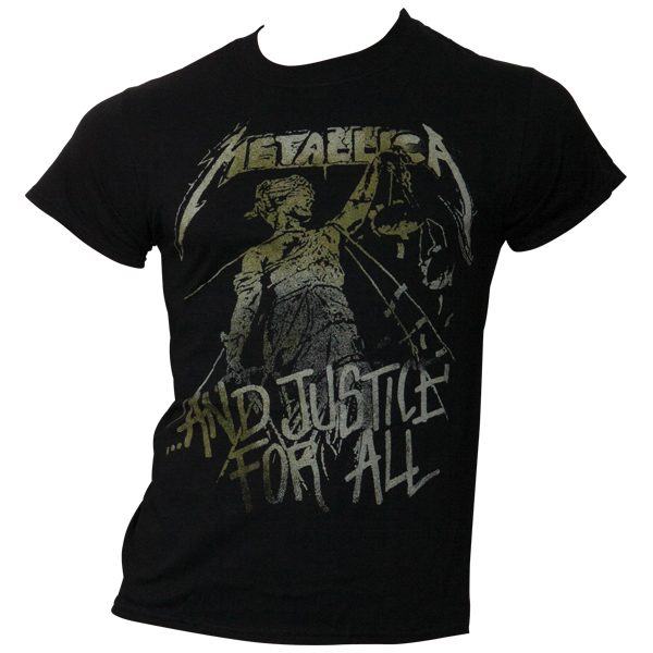 Metallica - T- Shirt Vintage Justice - schwarz