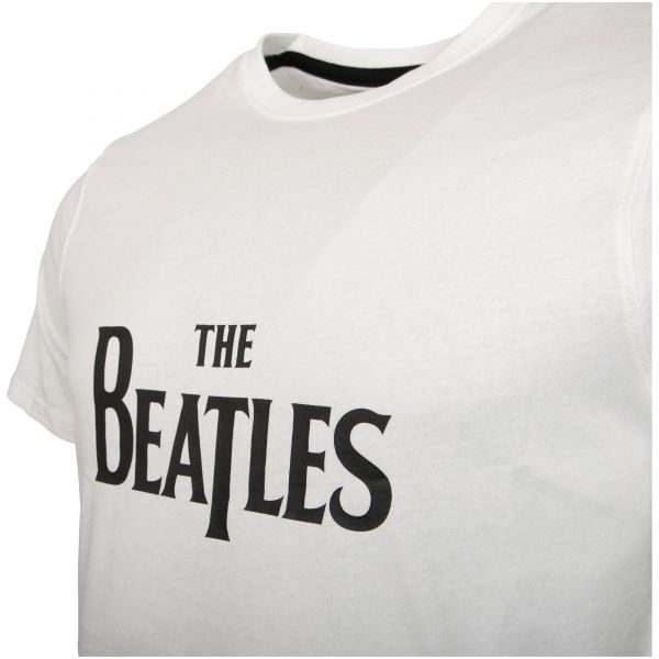 The Beatles - T-Shirt Logo - weiß | ROCKnSHOP