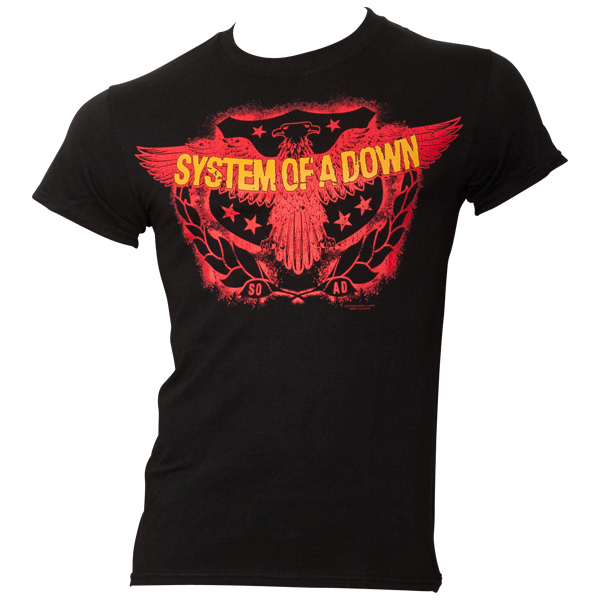 System Of A Down - T-Shirt Spread Eagle - schwarz
