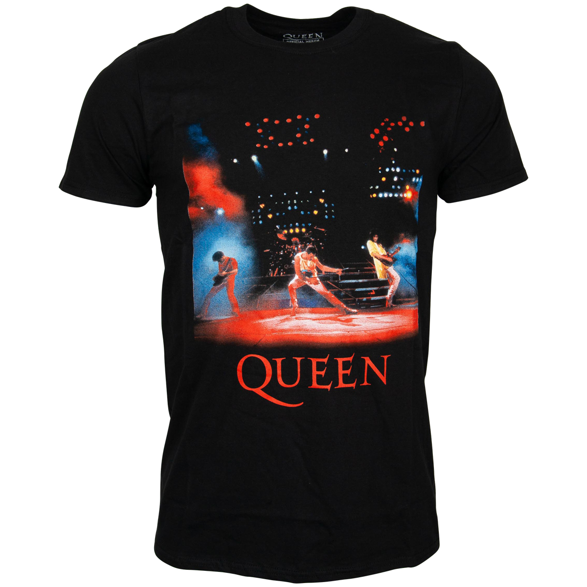 Queen - T-Shirt Live Shot Spotlight - schwarz
