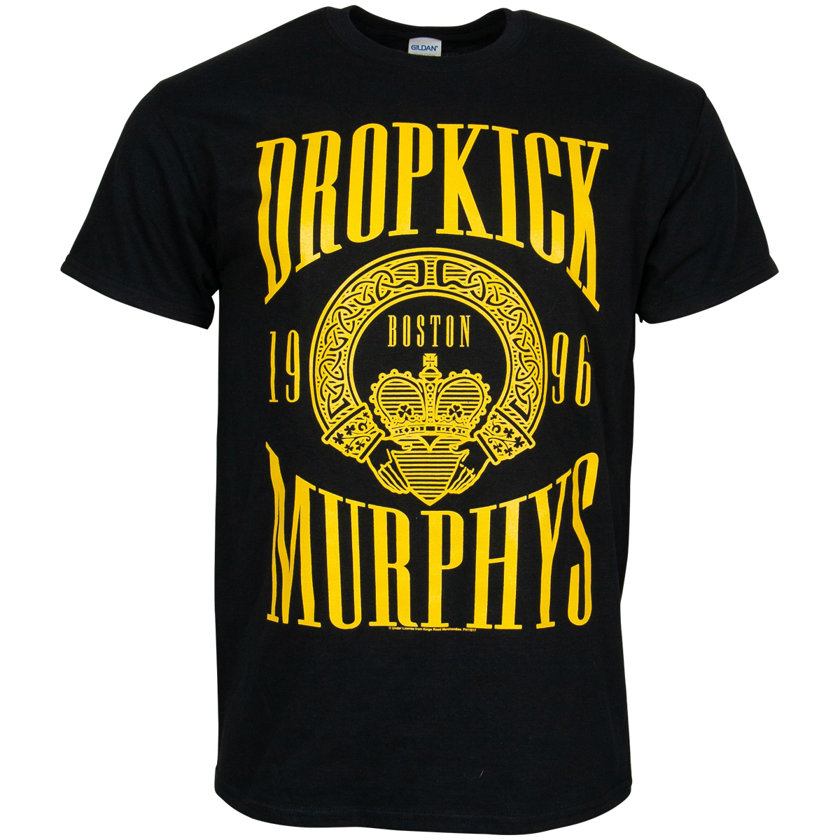 Dropkick Murphys - T-Shirt Claddagh - schwarz