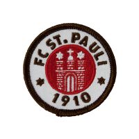 FC St. Pauli - Aufnäher Logo klein - mehrfarbig