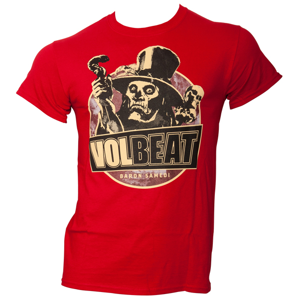 Volbeat - T-Shirt Baron Samedi - rot
