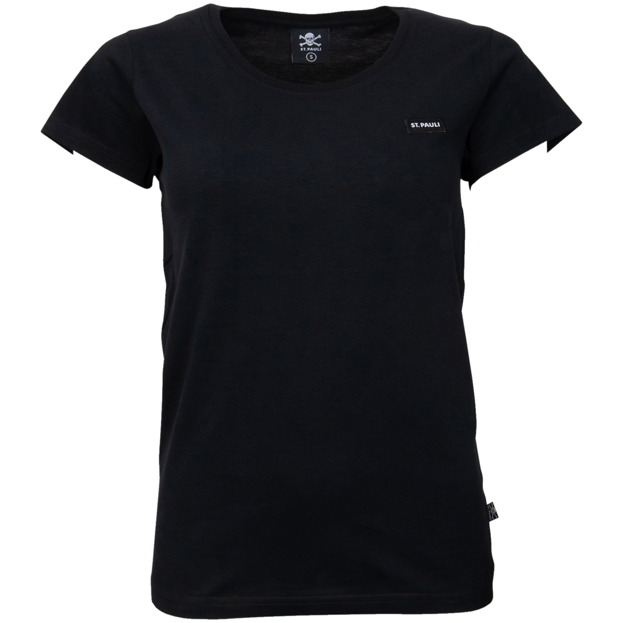 FC St. Pauli - Ladies T-Shirt Basic Logo - black