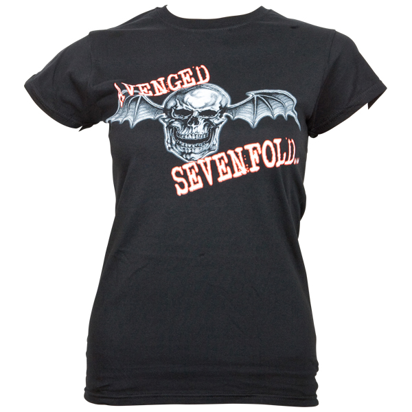 Avenged Sevenfold - Girlie T-Shirt Death Bat - schwarz