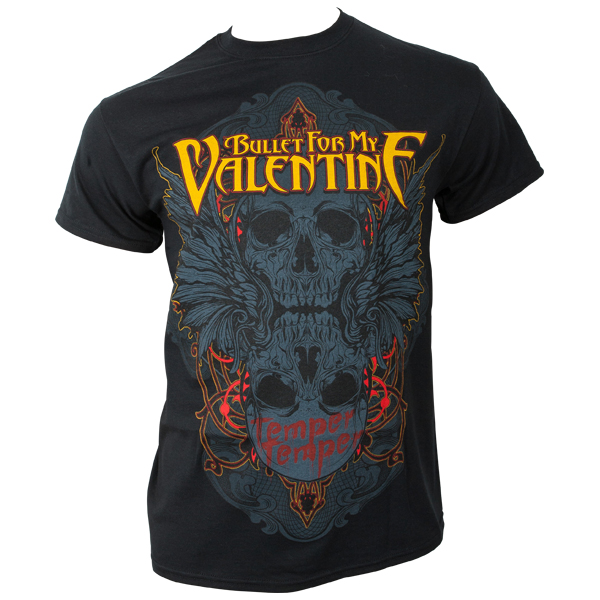 Bullet For My Valentine - T-Shirt Winged Skull - schwarz