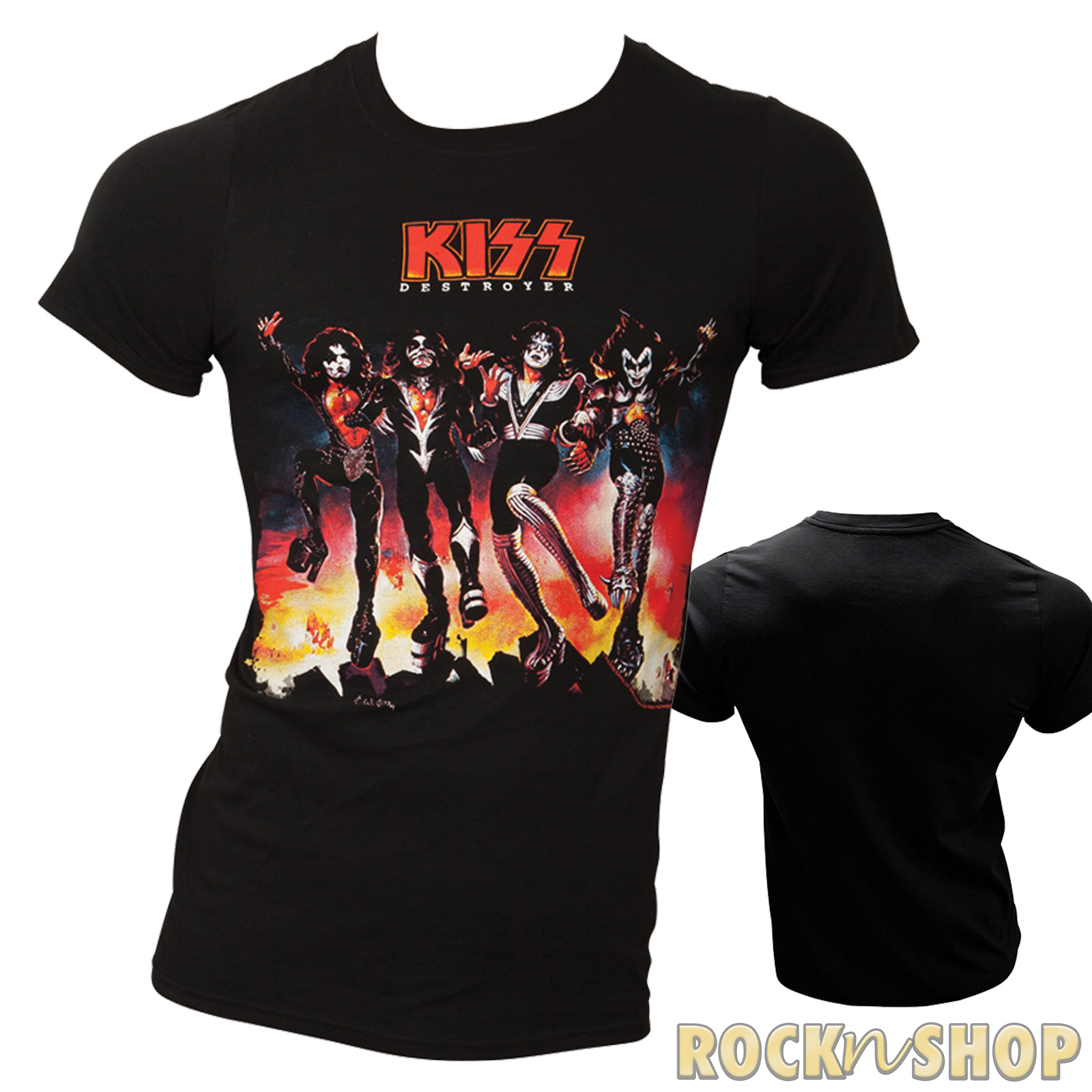 Kiss - T-Shirt Destroyer - schwarz