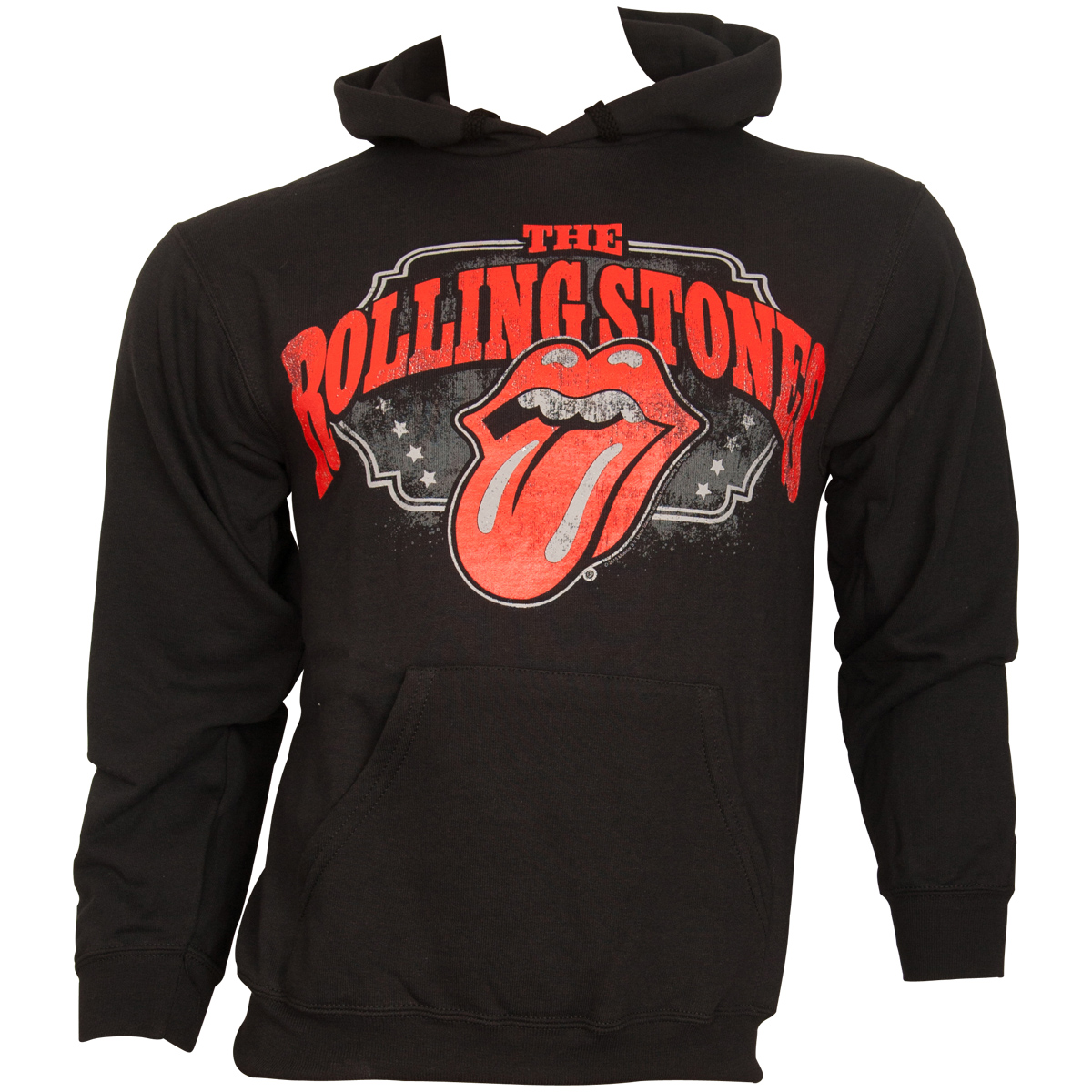The Rolling Stones - Kapuzenpullover Stripper Tongue - schwarz