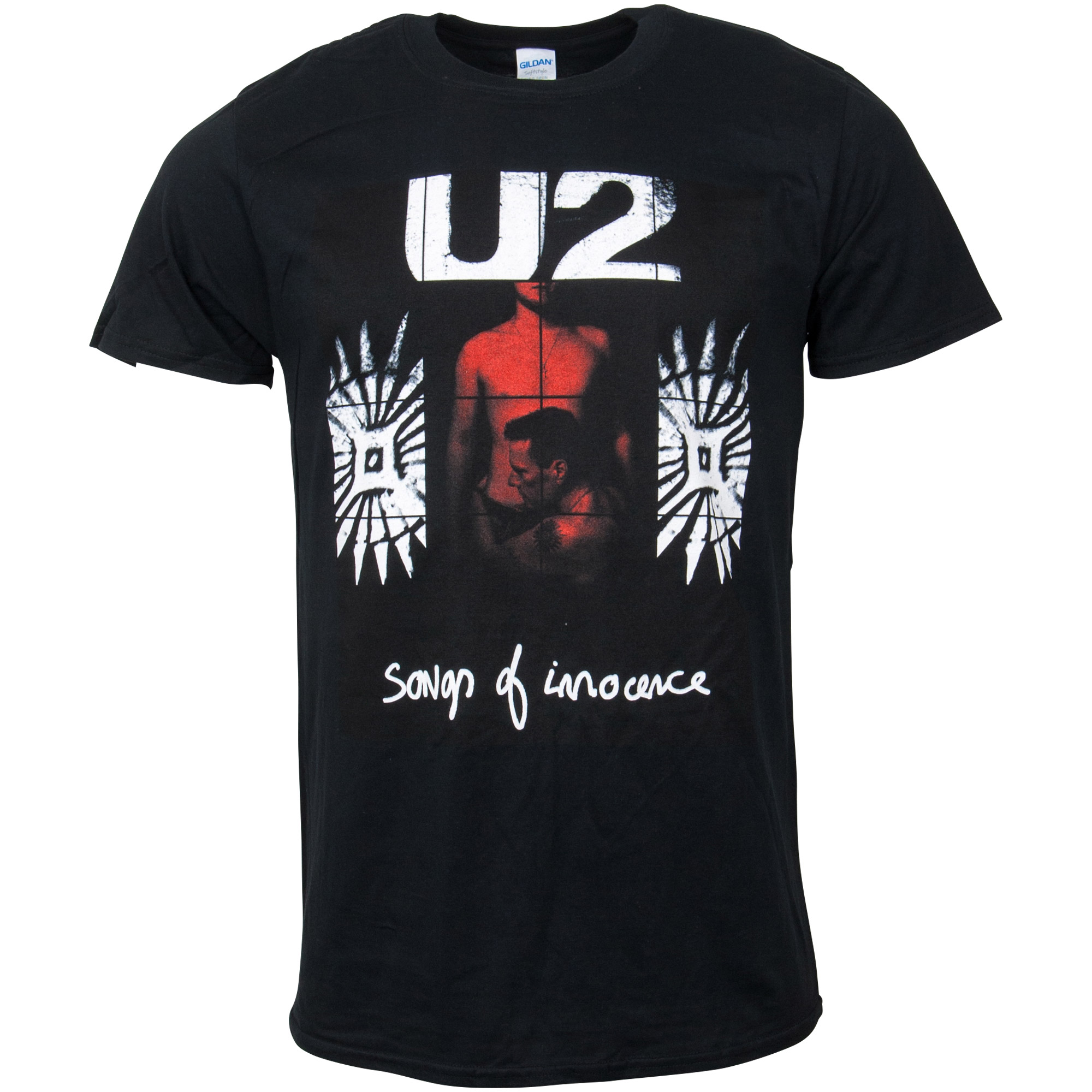 U2 - T-Shirt Songs Of Innocence Red Shade - schwarz