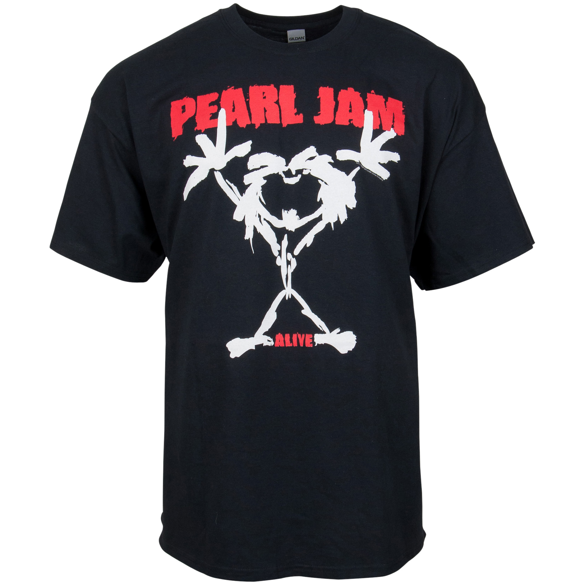 Pearl Jam - T-Shirt Stickman - schwarz