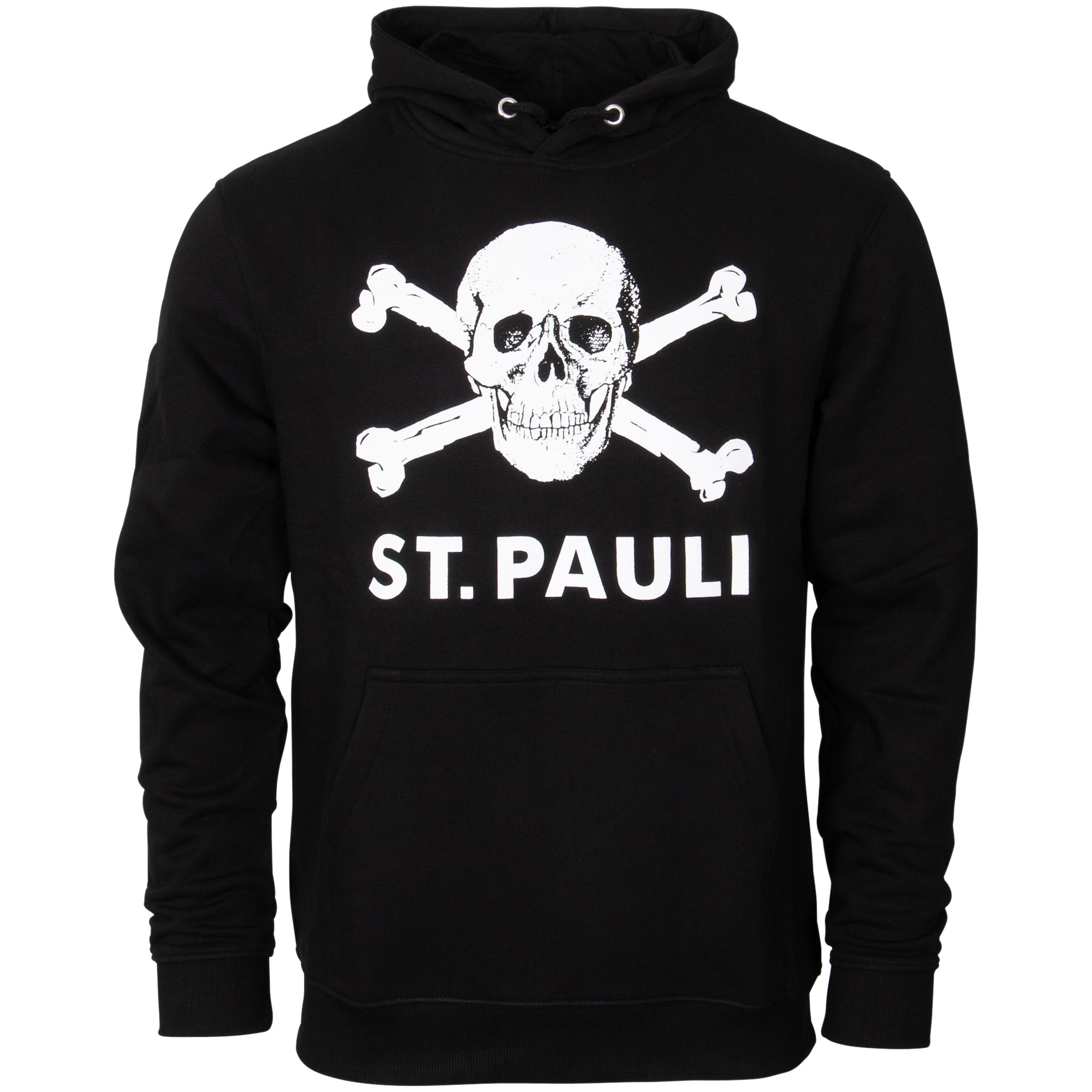 FC St. Pauli - Pulli mit Totenkopf - schwarz